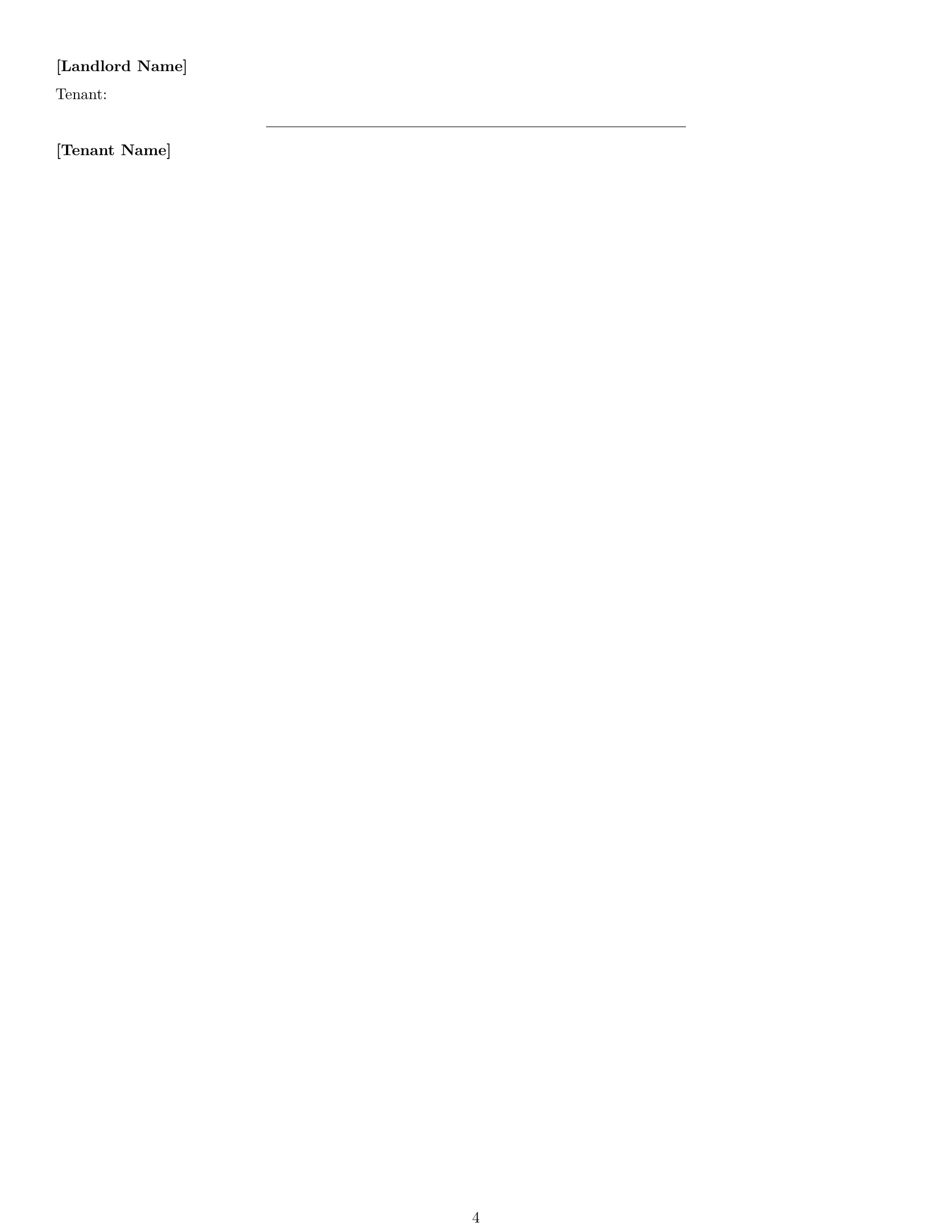 Preview page 4 of Free South Carolina restaurant lease agreement template