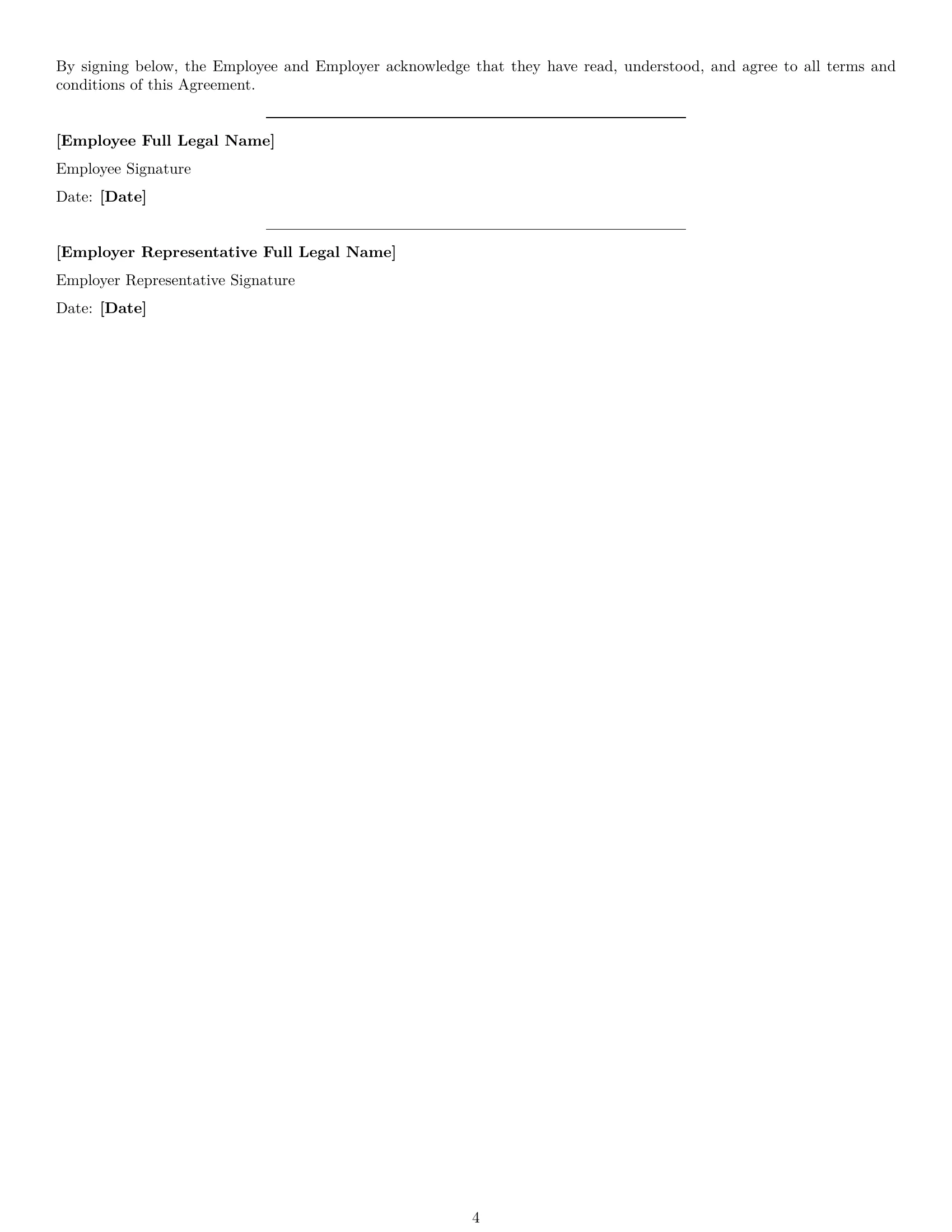 Preview page 4 of Free North Carolina technical support engineer employment contract template