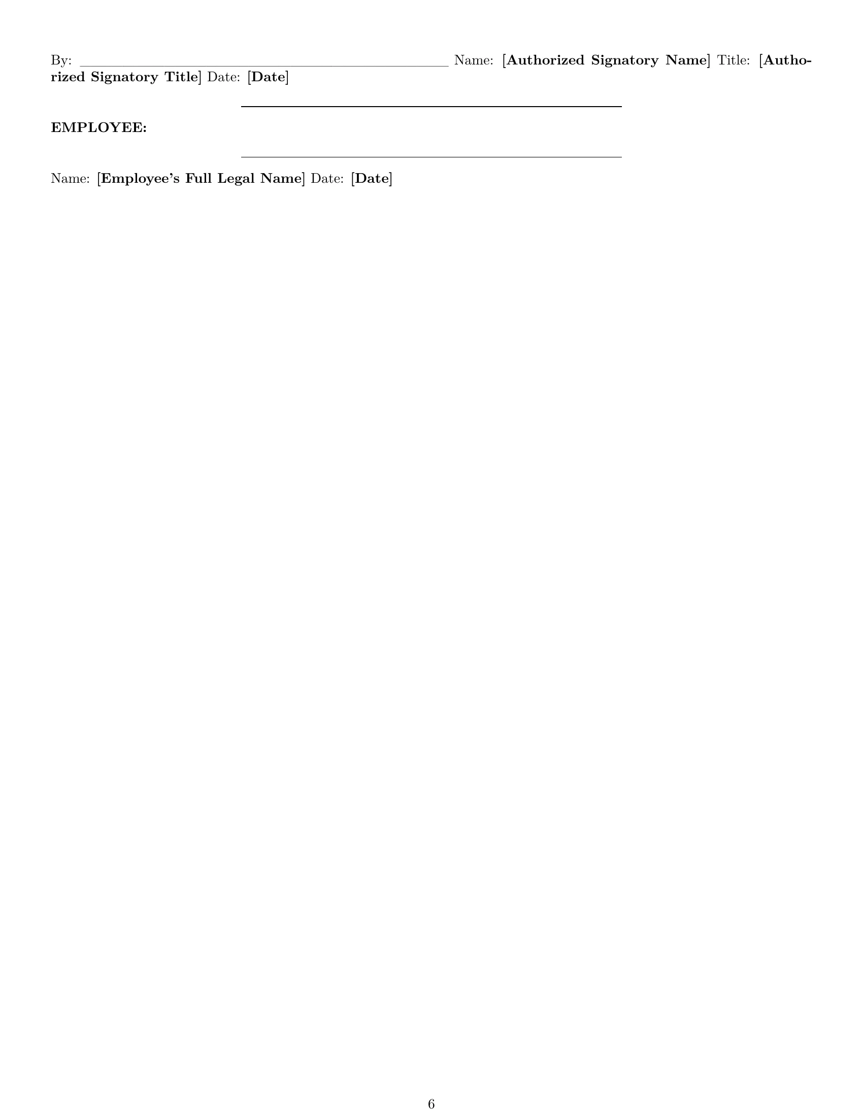 Preview page 6 of Pro Alaska employment contract template
