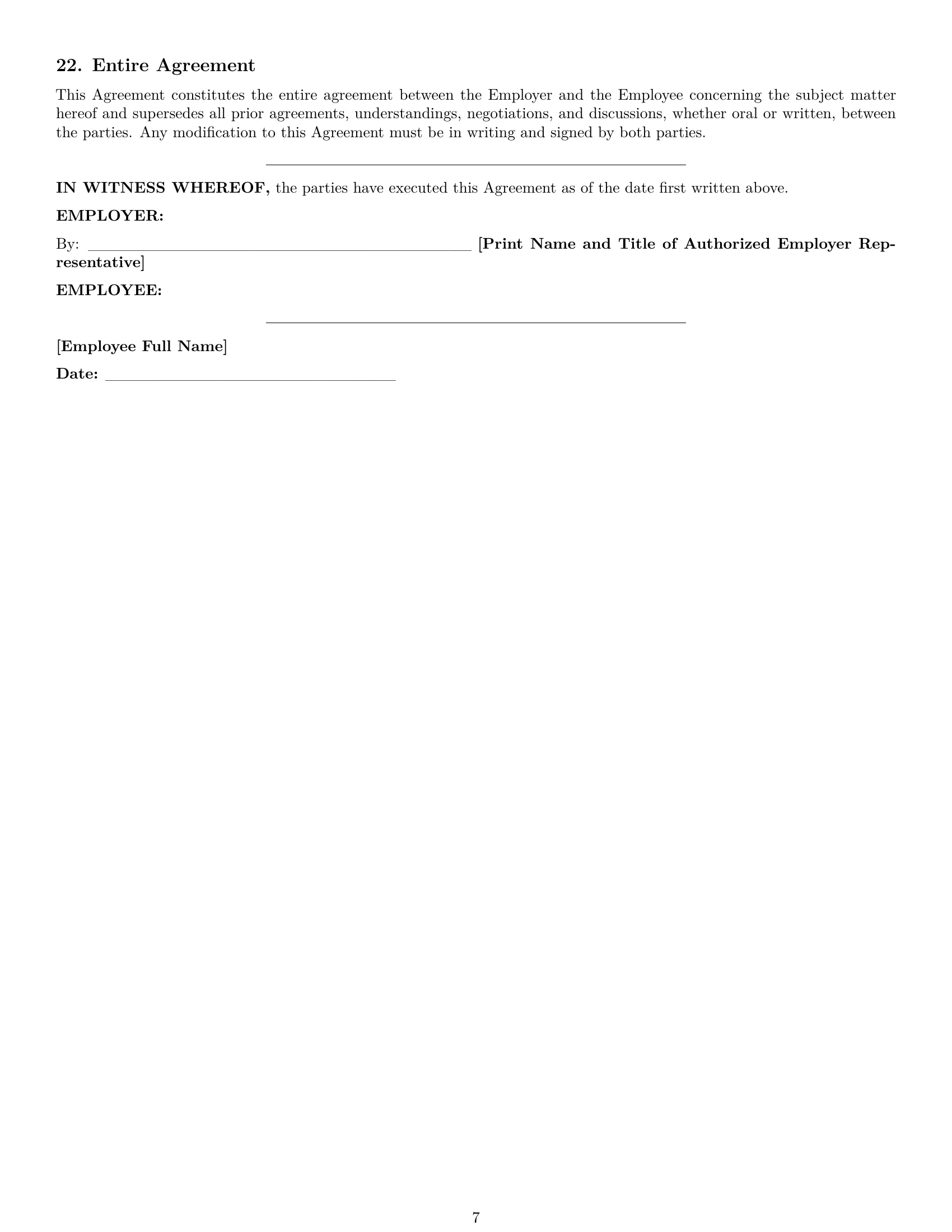 Preview page 7 of Pro Nebraska delivery driver employment contract template