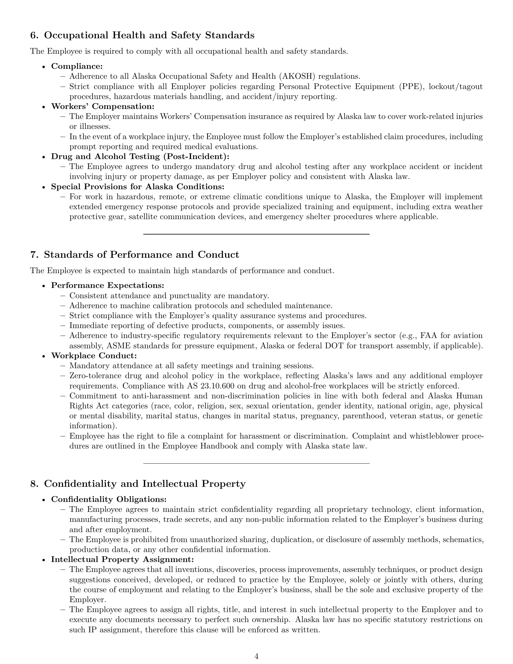 Preview page 4 of Pro Alaska assembler employment contract template