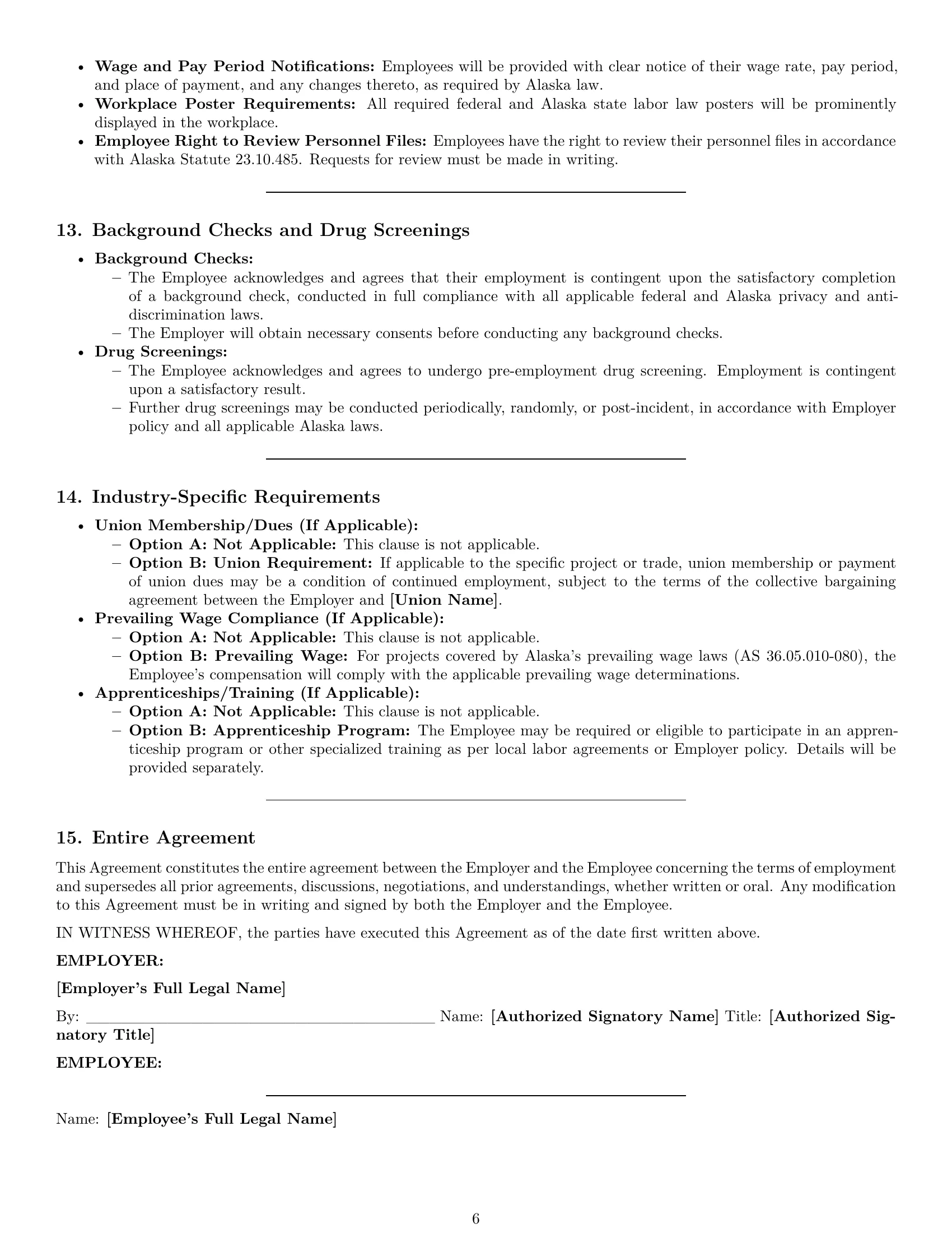 Preview page 6 of Pro Alaska assembler employment contract template