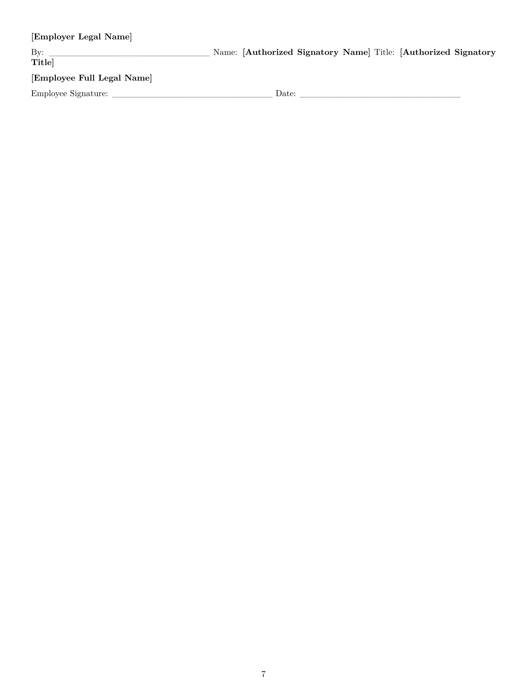 Preview page 7 of Pro Maryland assembler employment contract template