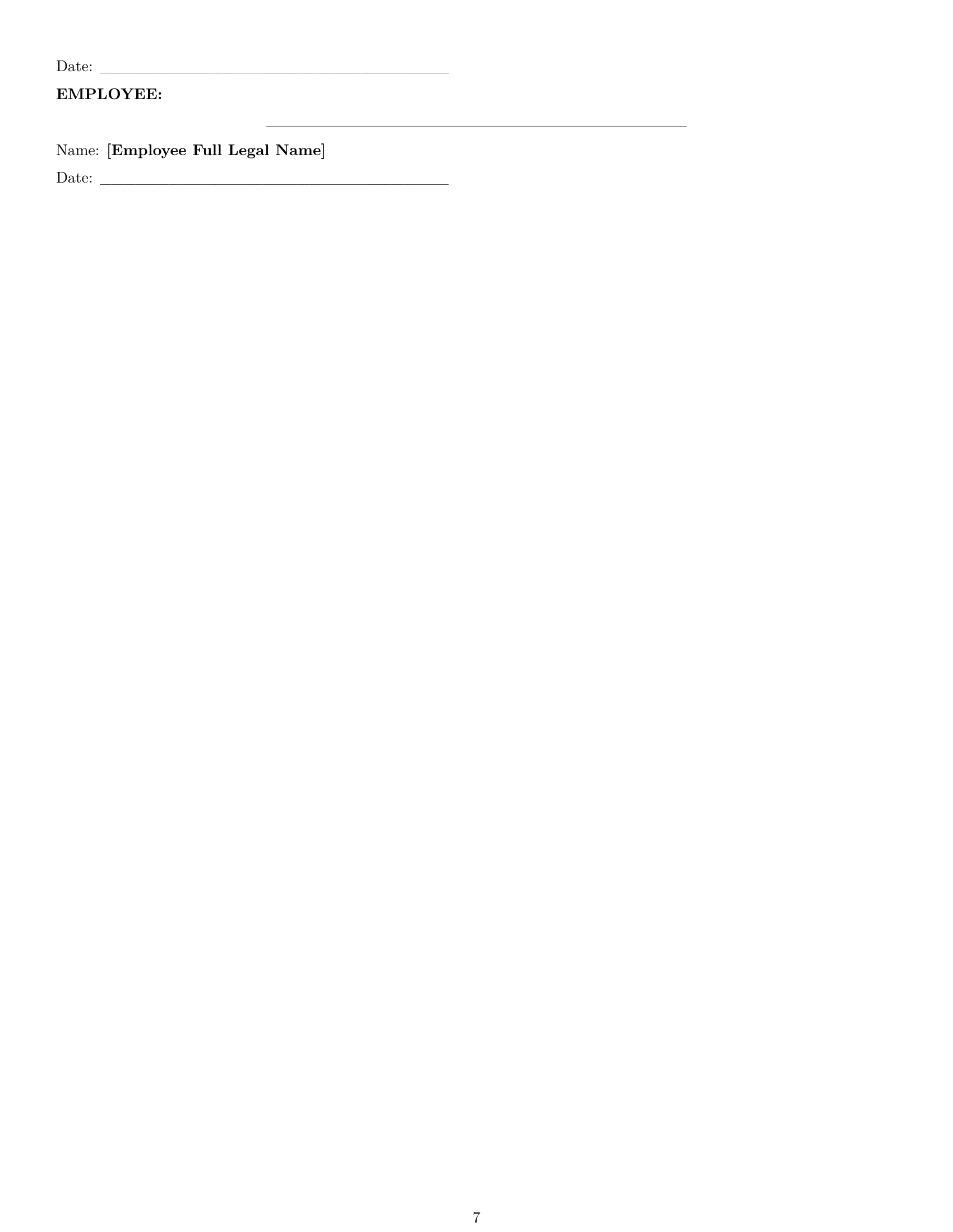 Preview page 7 of Pro Pennsylvania assembler employment contract template
