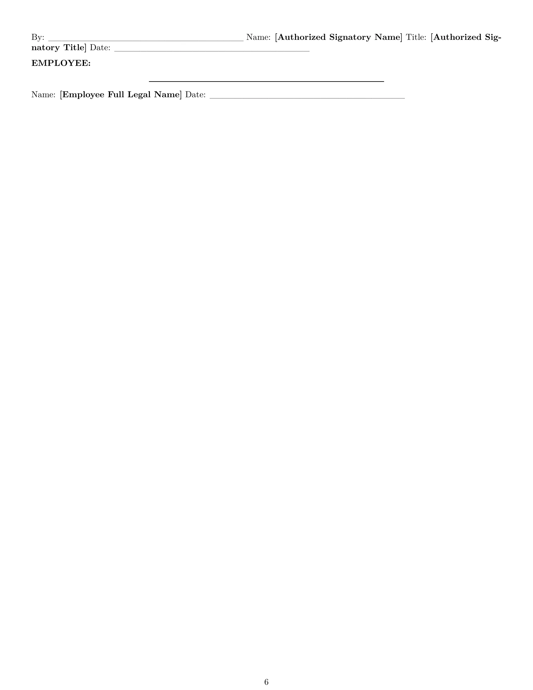Preview page 6 of Pro New Hampshire retail sales associate employment contract template
