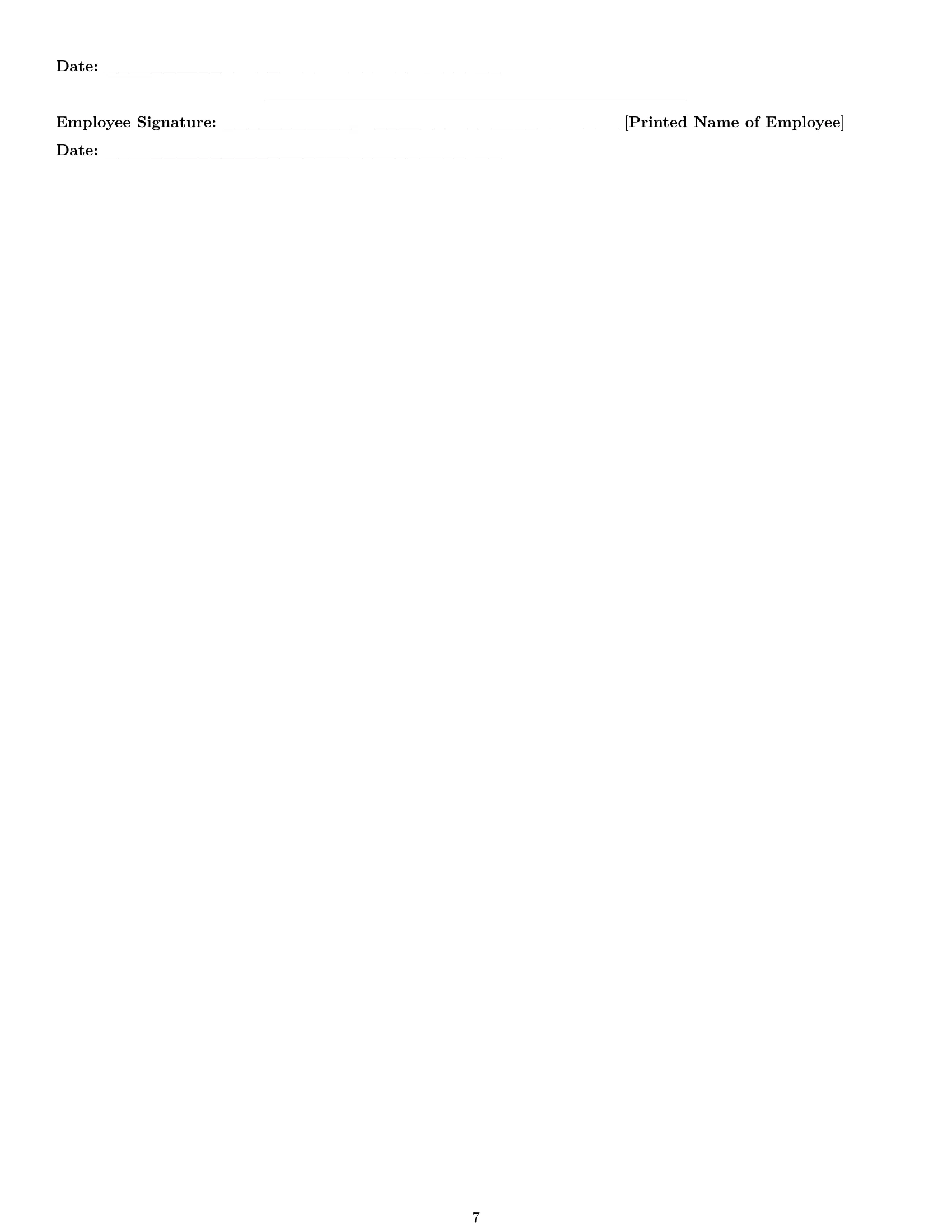 Preview page 7 of Pro Rhode Island retail sales associate employment contract template