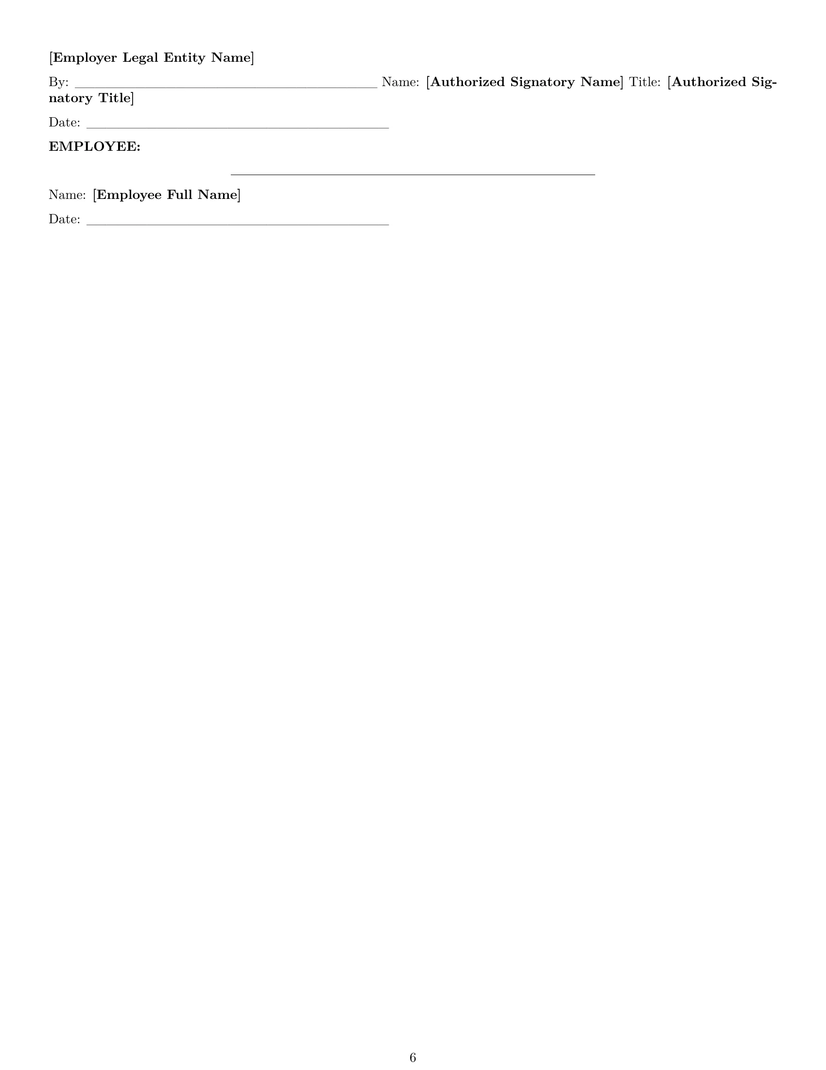 Preview page 6 of Pro Kentucky janitor employment contract template