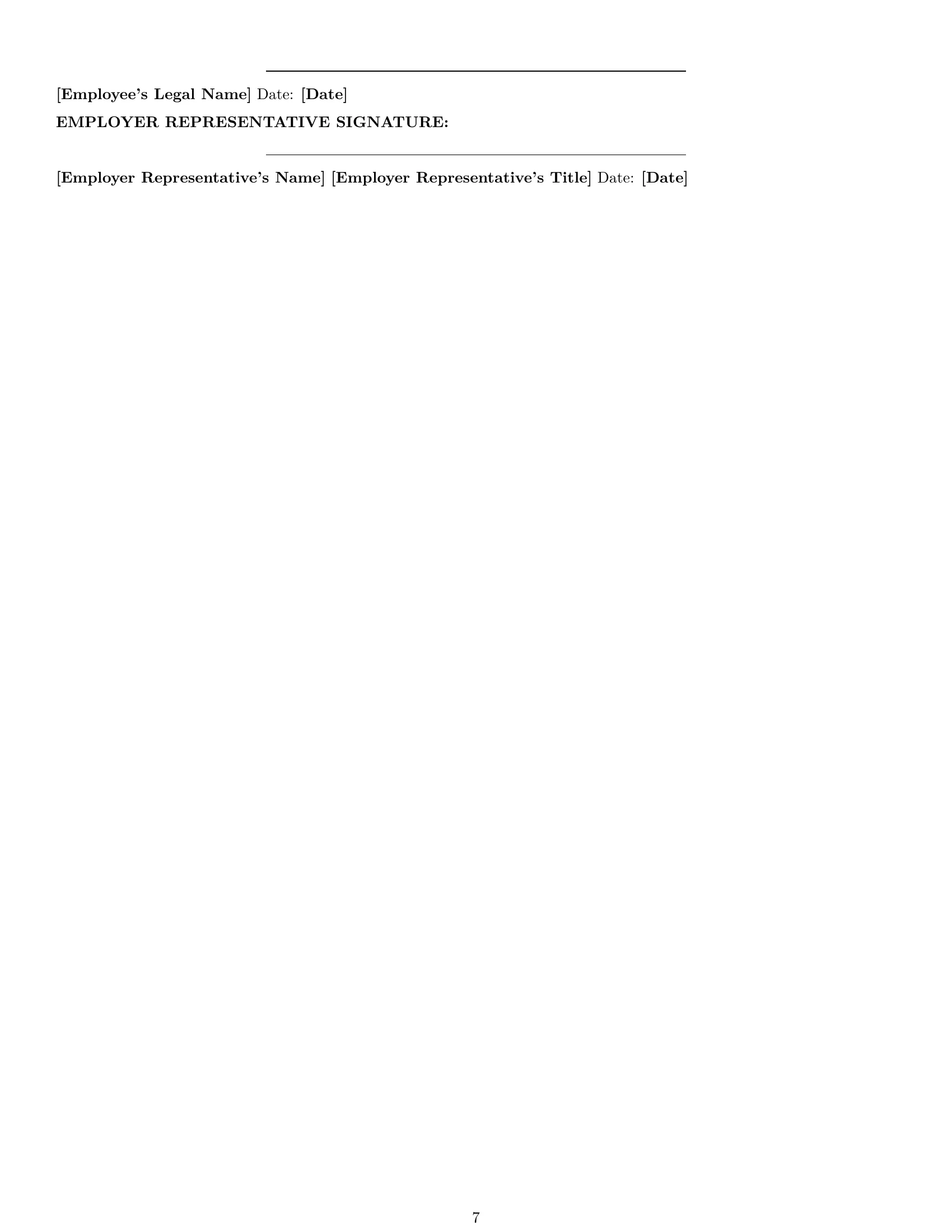 Preview page 7 of Pro Alabama cashier employment contract template