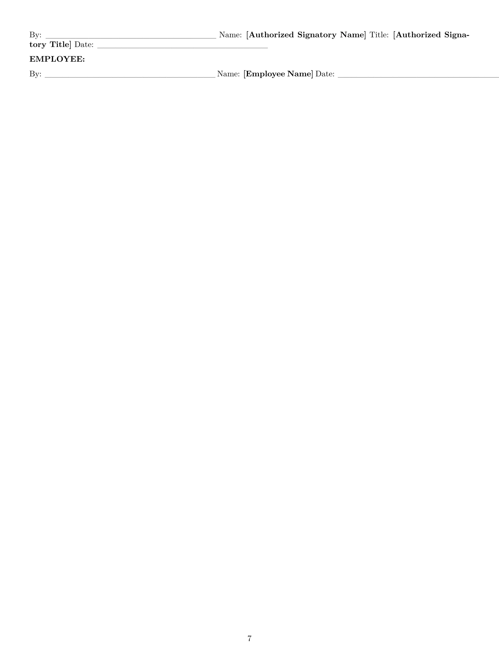 Preview page 7 of Pro New Mexico cashier employment contract template