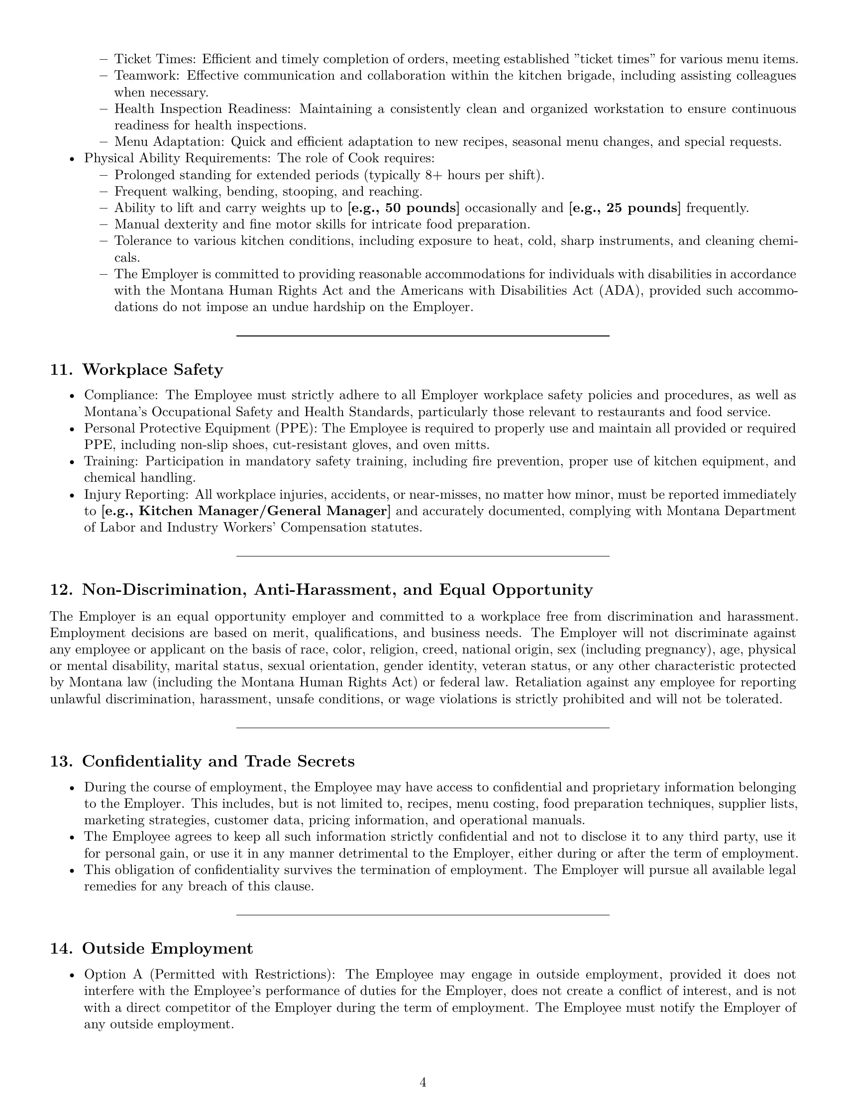 Preview page 4 of Pro Montana cook employment contract template