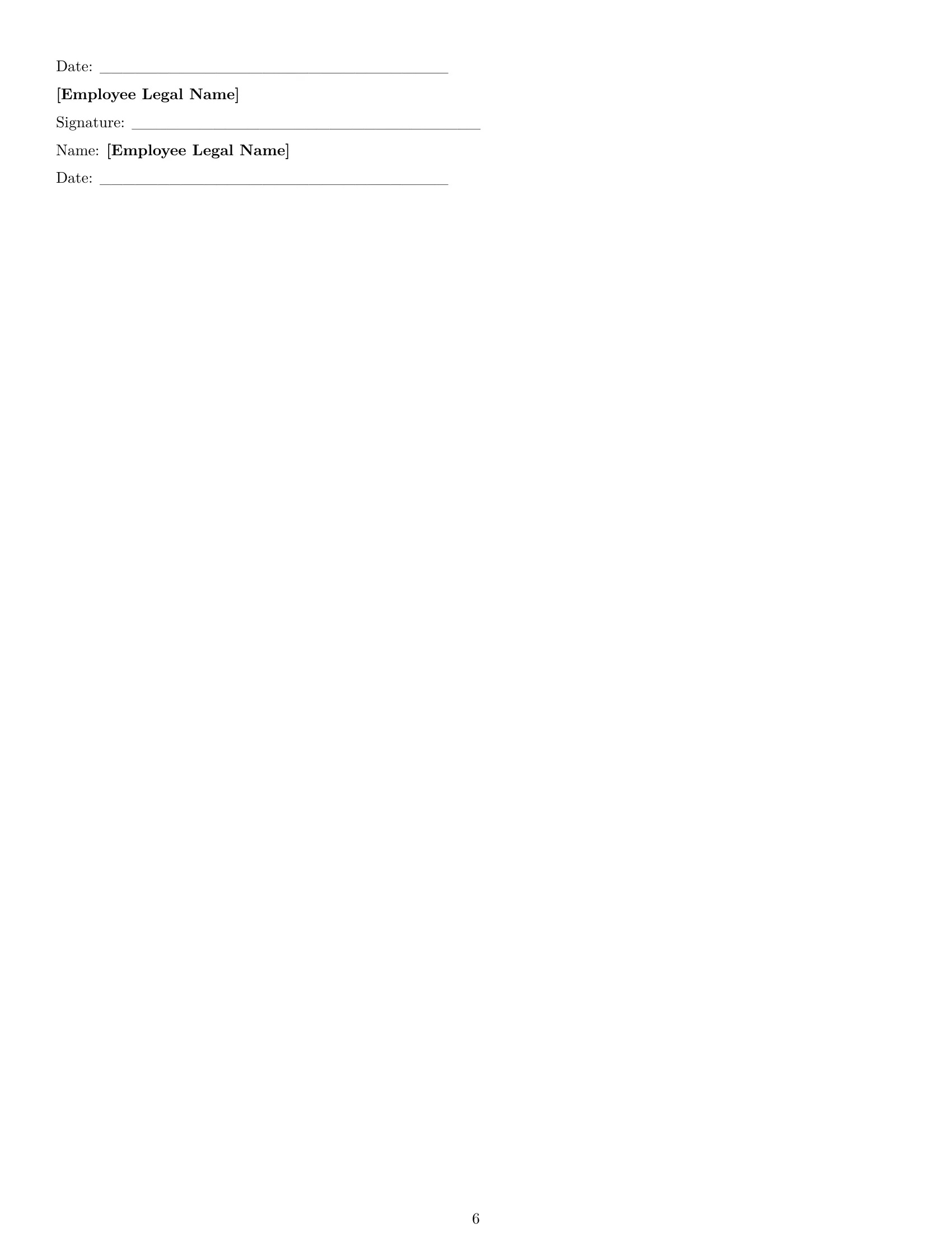 Preview page 6 of Pro Utah cleaner employment contract template