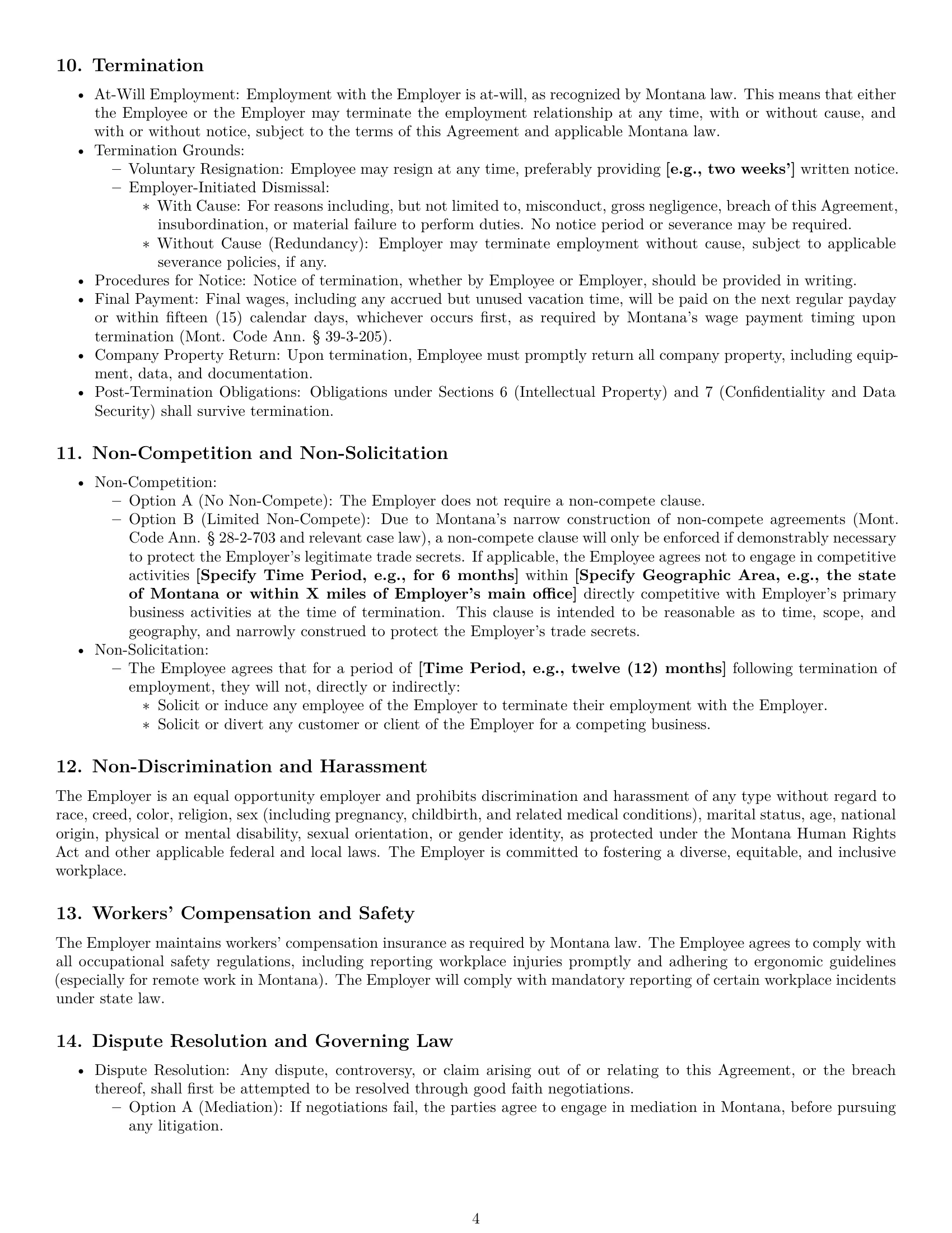Preview page 4 of Pro Montana software developer employment contract template