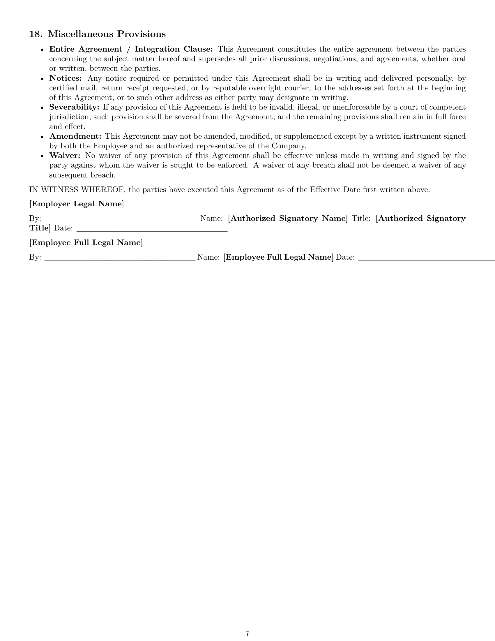 Preview page 7 of Pro New Jersey software developer employment contract template
