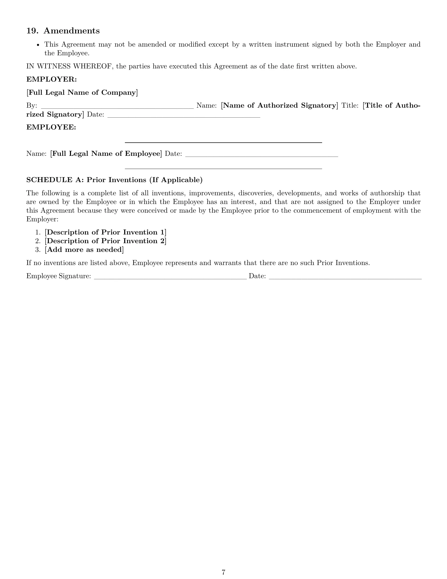 Preview page 7 of Pro Texas software developer employment contract template