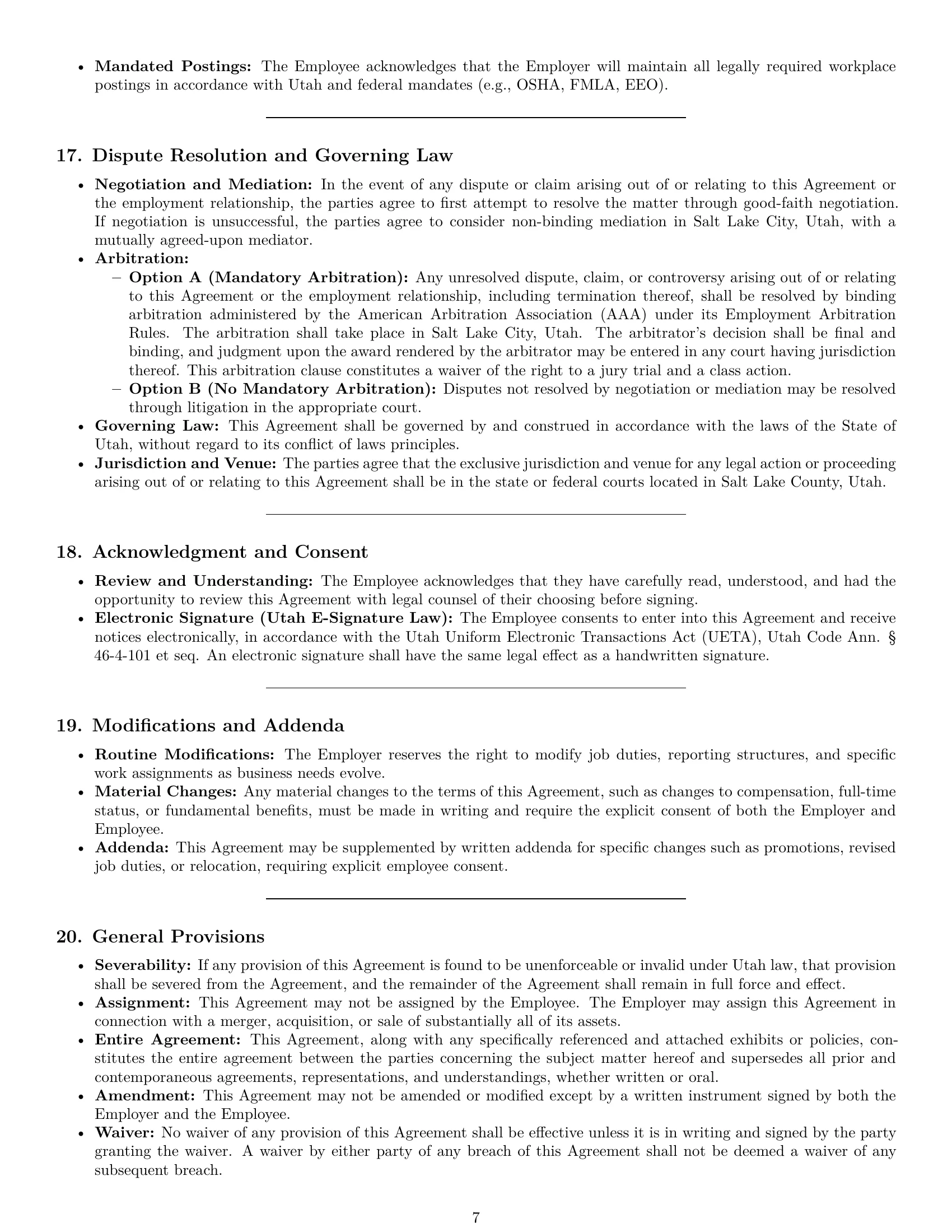 Preview page 7 of Pro Utah software developer employment contract template