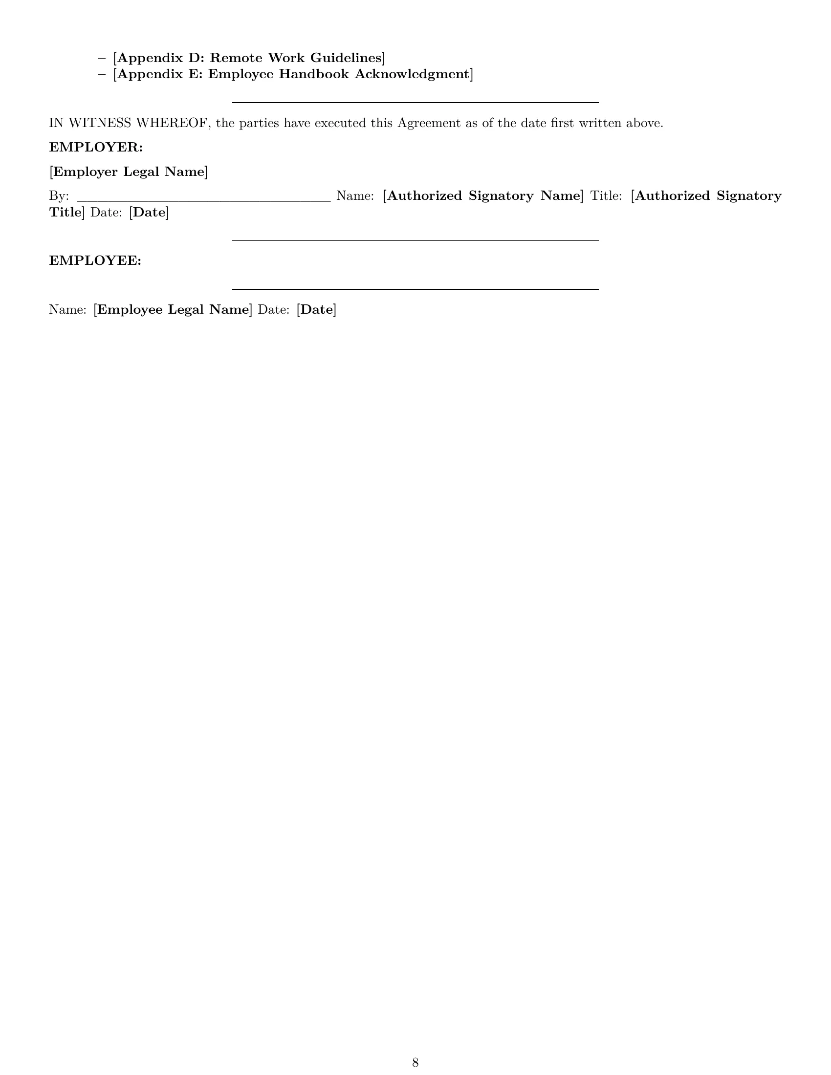 Preview page 8 of Pro Wisconsin software developer employment contract template