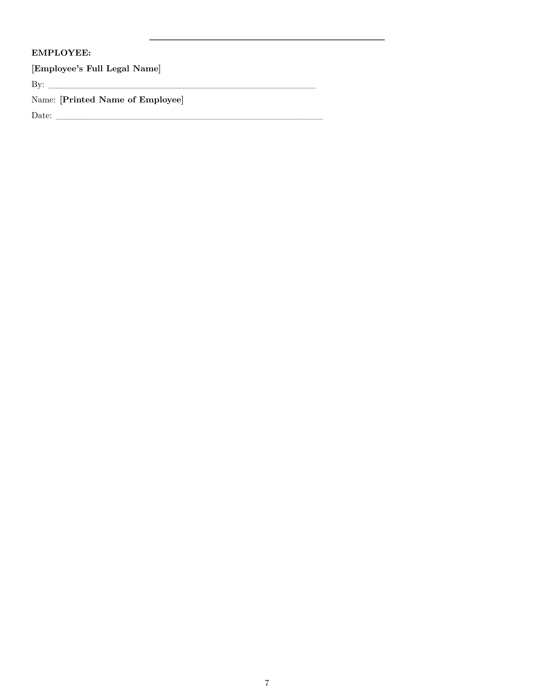 Preview page 7 of Pro Kentucky graphic designer employment contract template