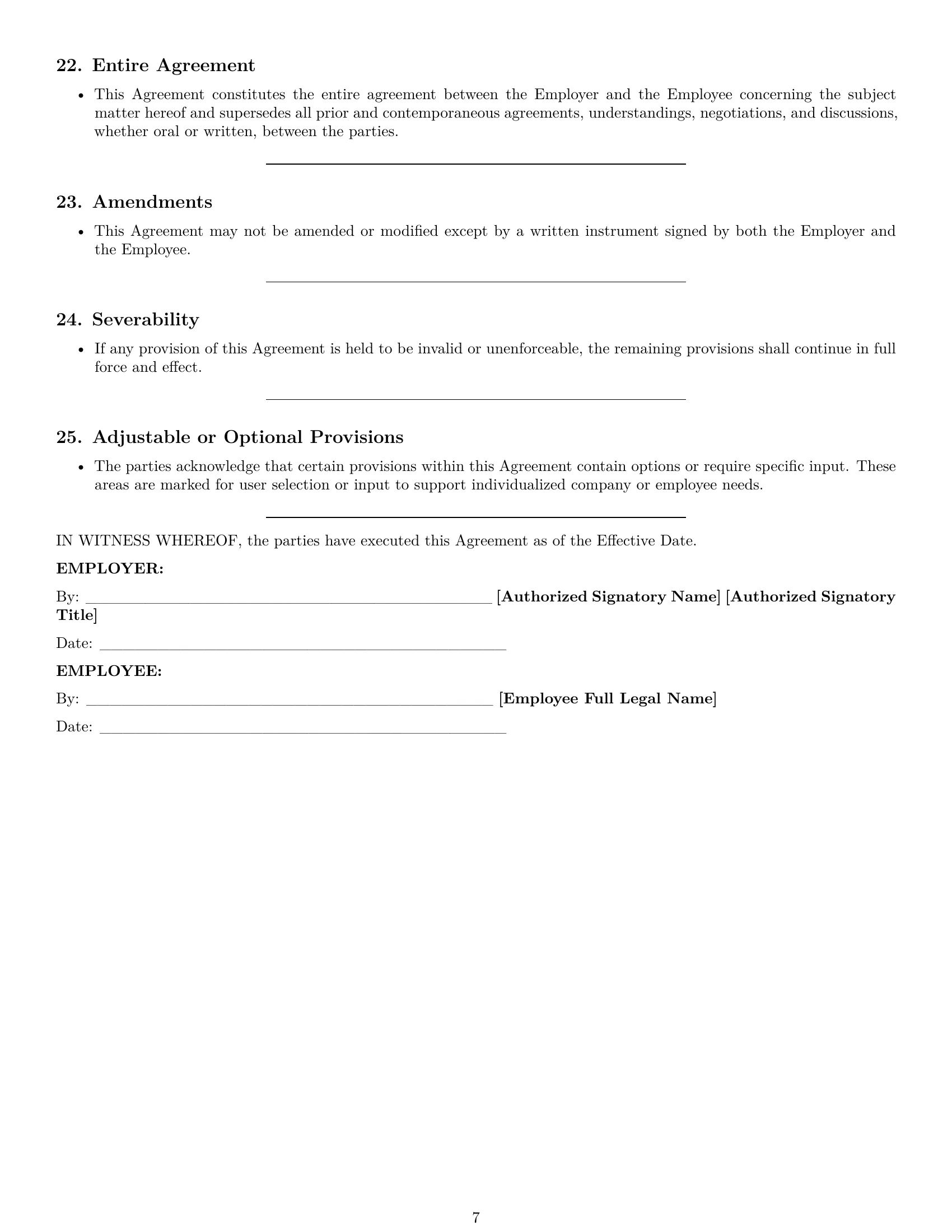 Preview page 7 of Pro South Dakota graphic designer employment contract template