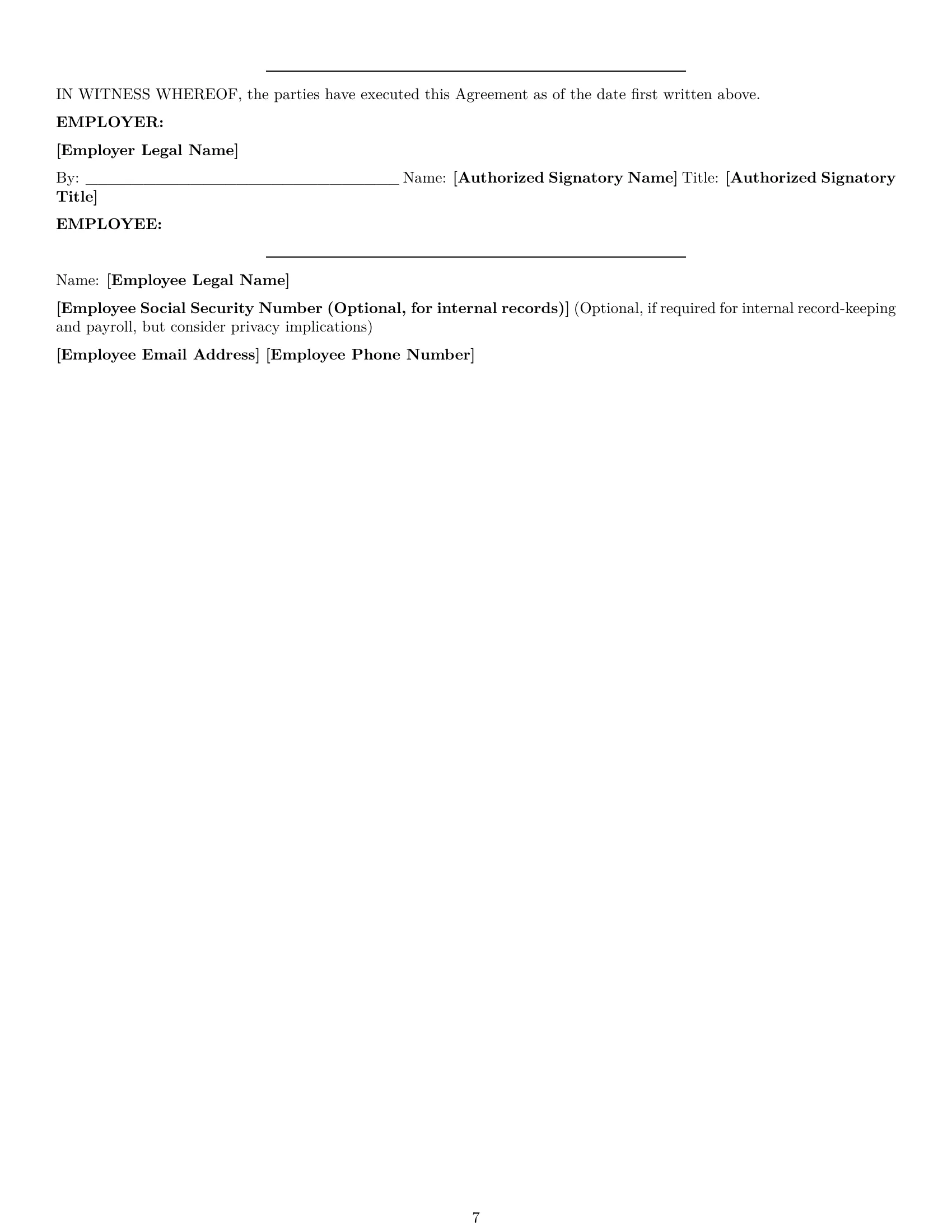 Preview page 7 of Pro Virginia graphic designer employment contract template