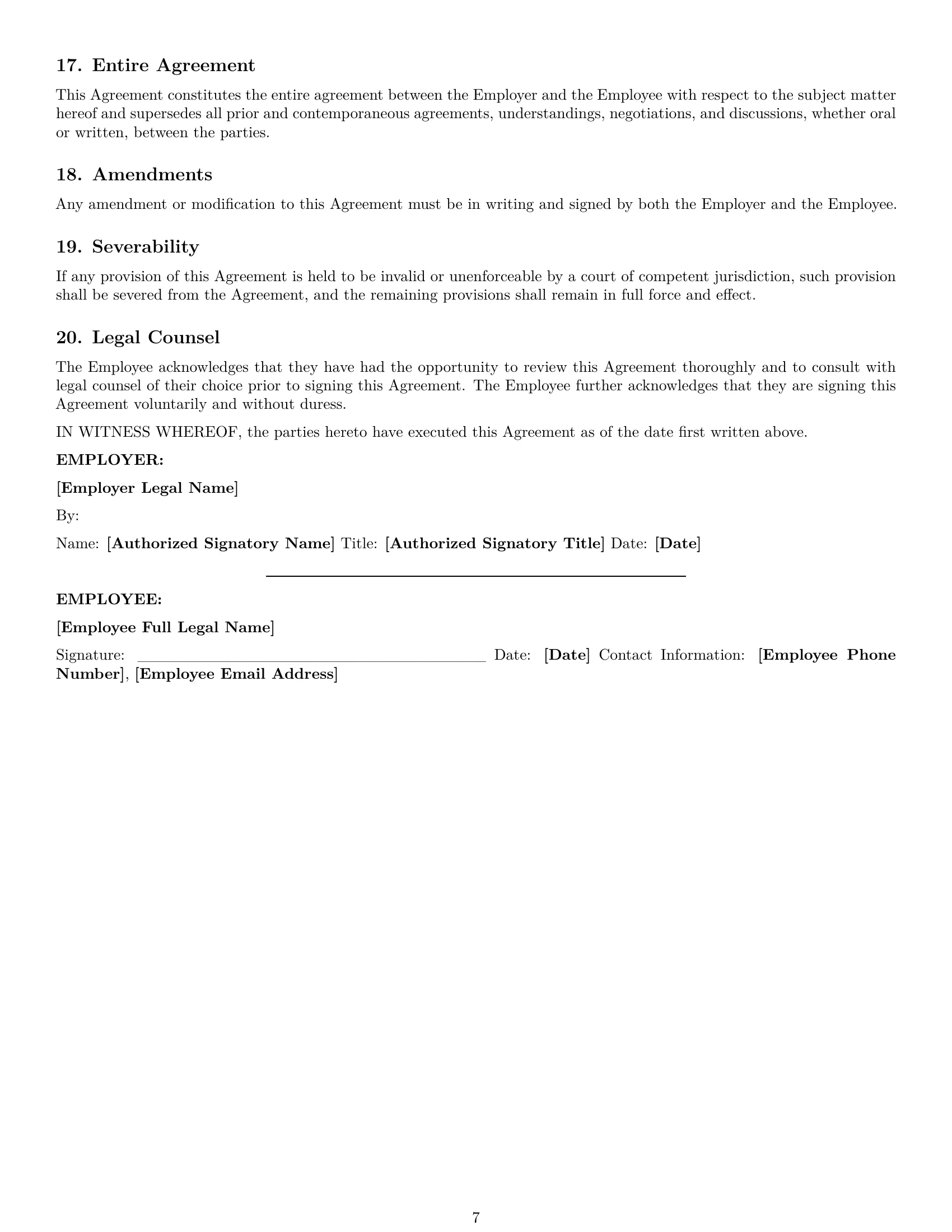 Preview page 7 of Pro California graphic designer employment contract template