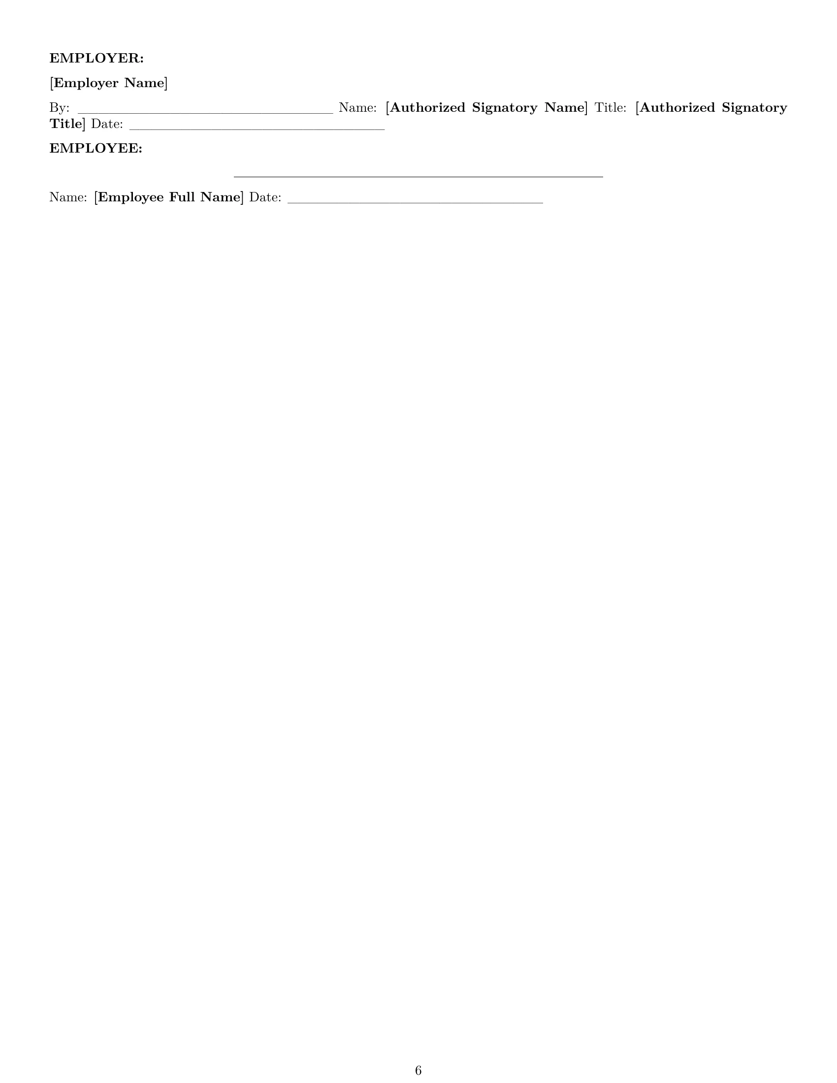 Preview page 6 of Pro Colorado graphic designer employment contract template