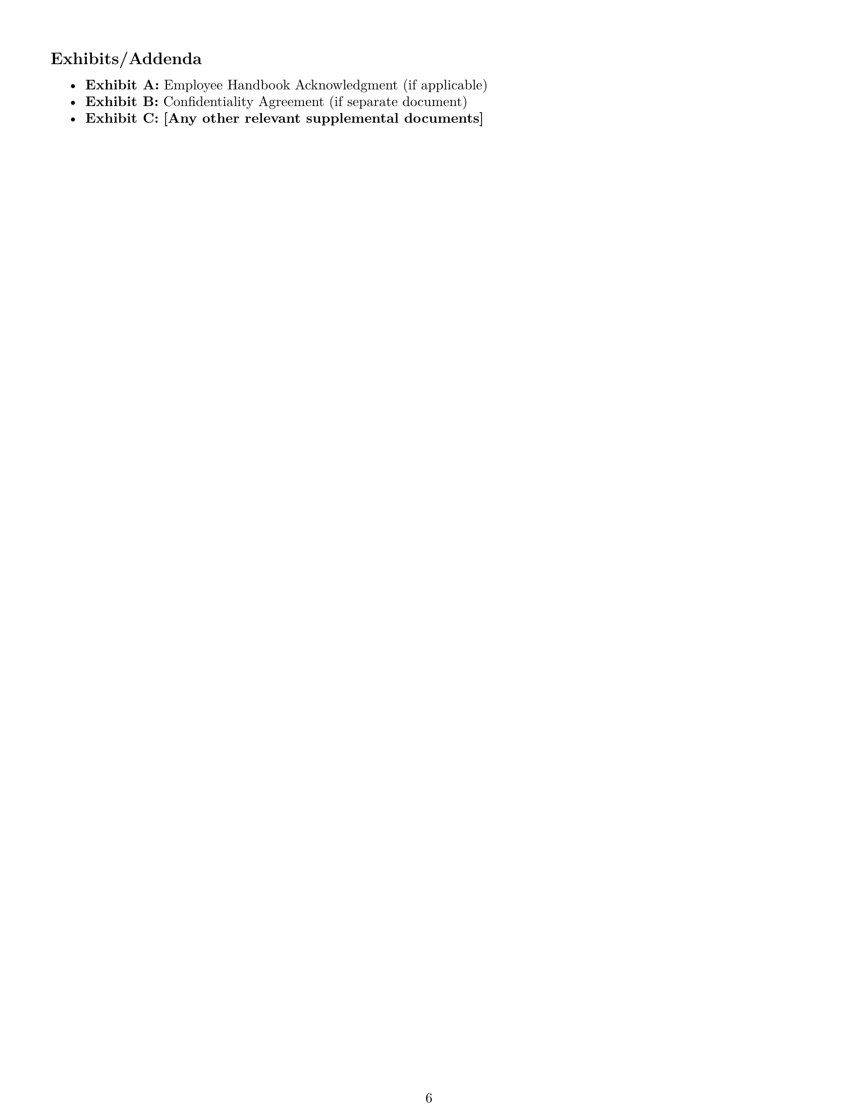 Preview page 6 of Pro Rhode Island HR assistant employment contract template