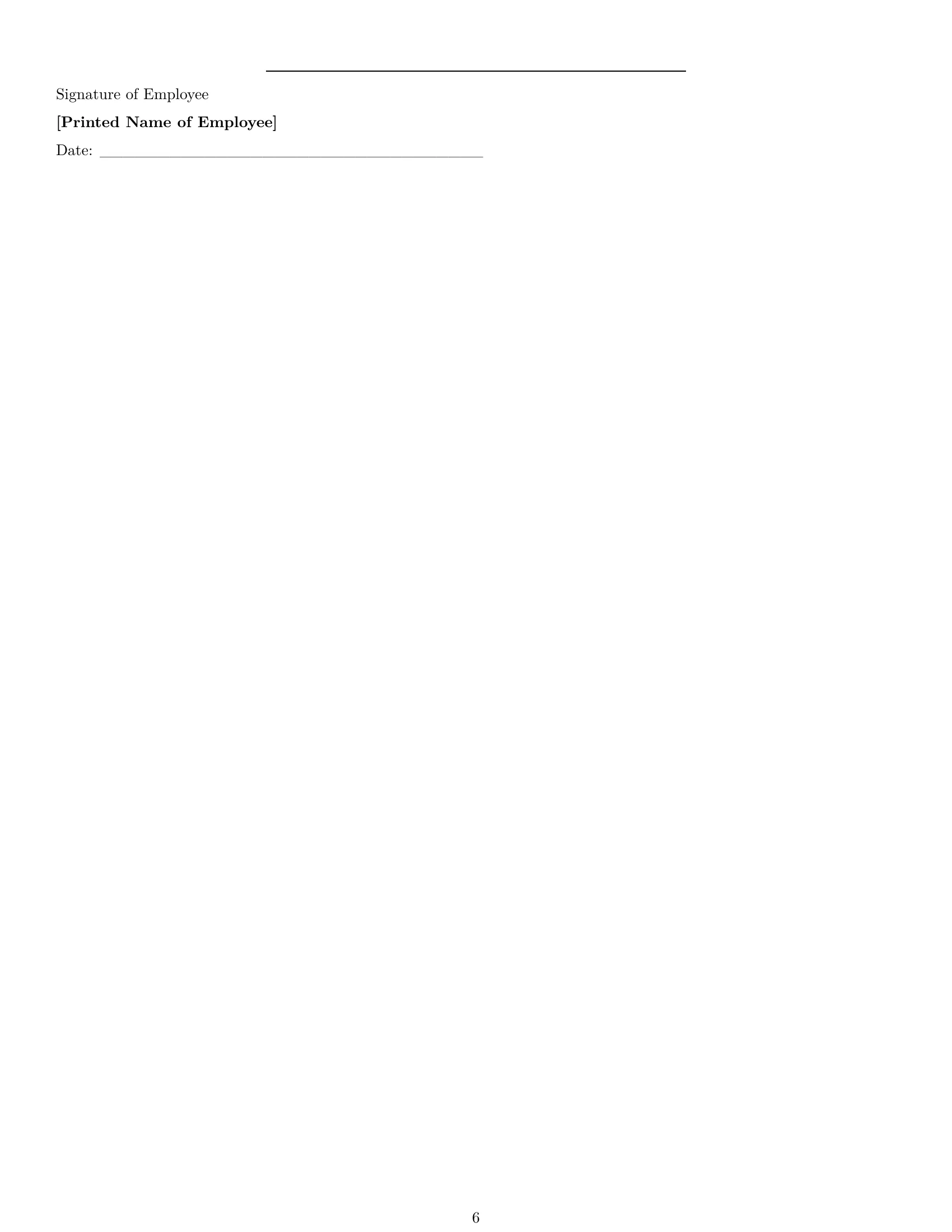 Preview page 6 of Pro West Virginia HR assistant employment contract template