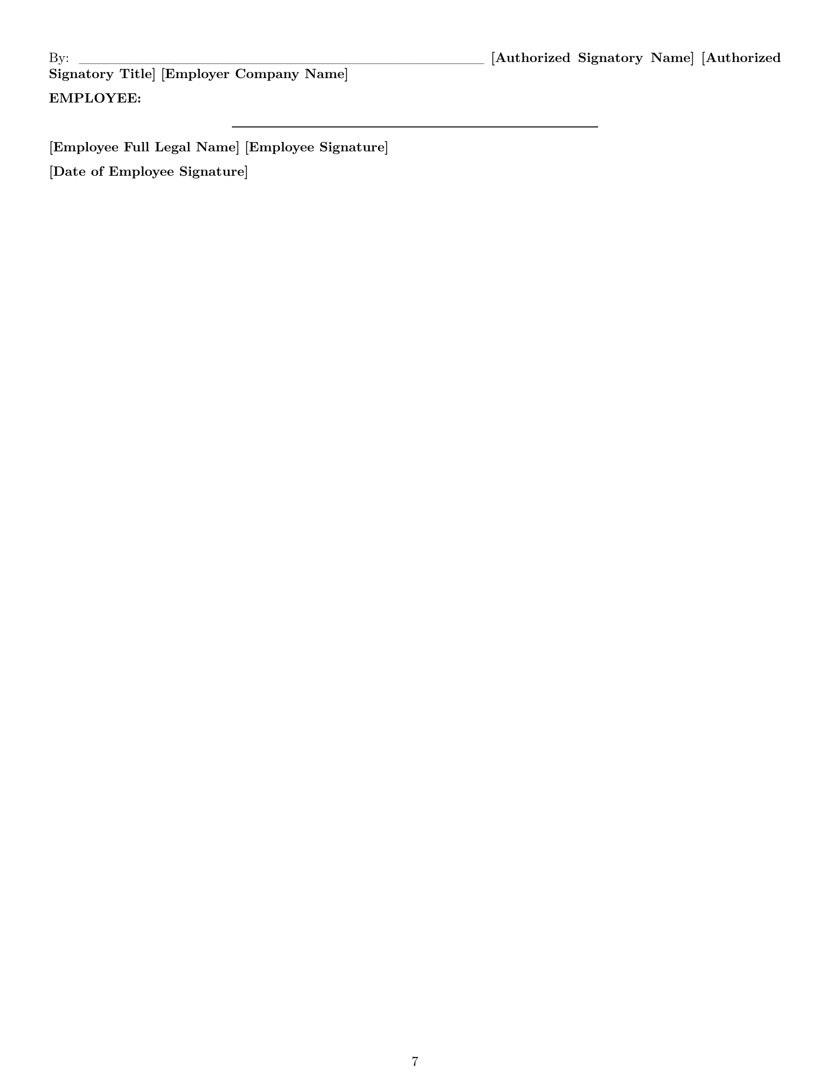 Preview page 7 of Pro Oklahoma bookkeeper employment contract template