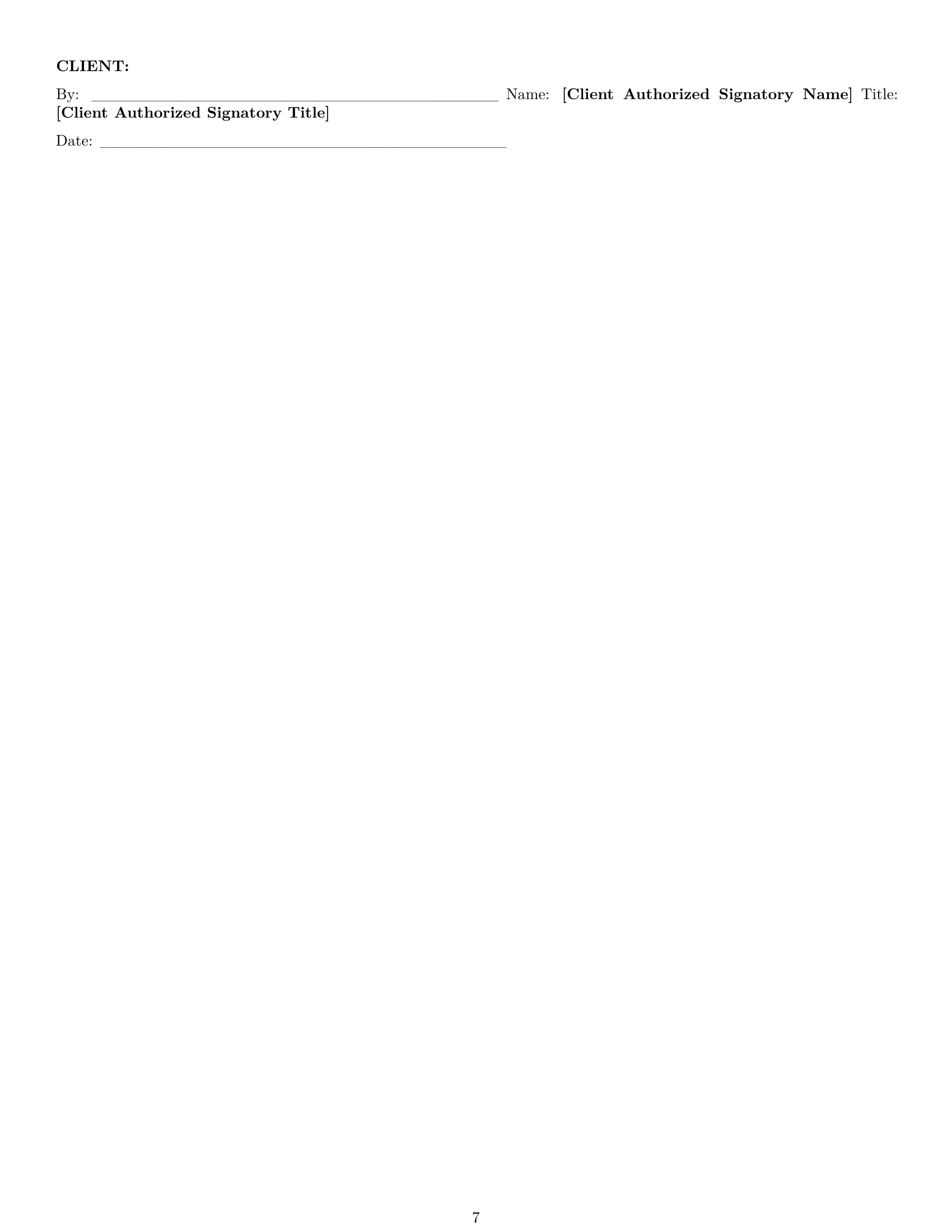 Preview page 7 of Pro Georgia service contract template