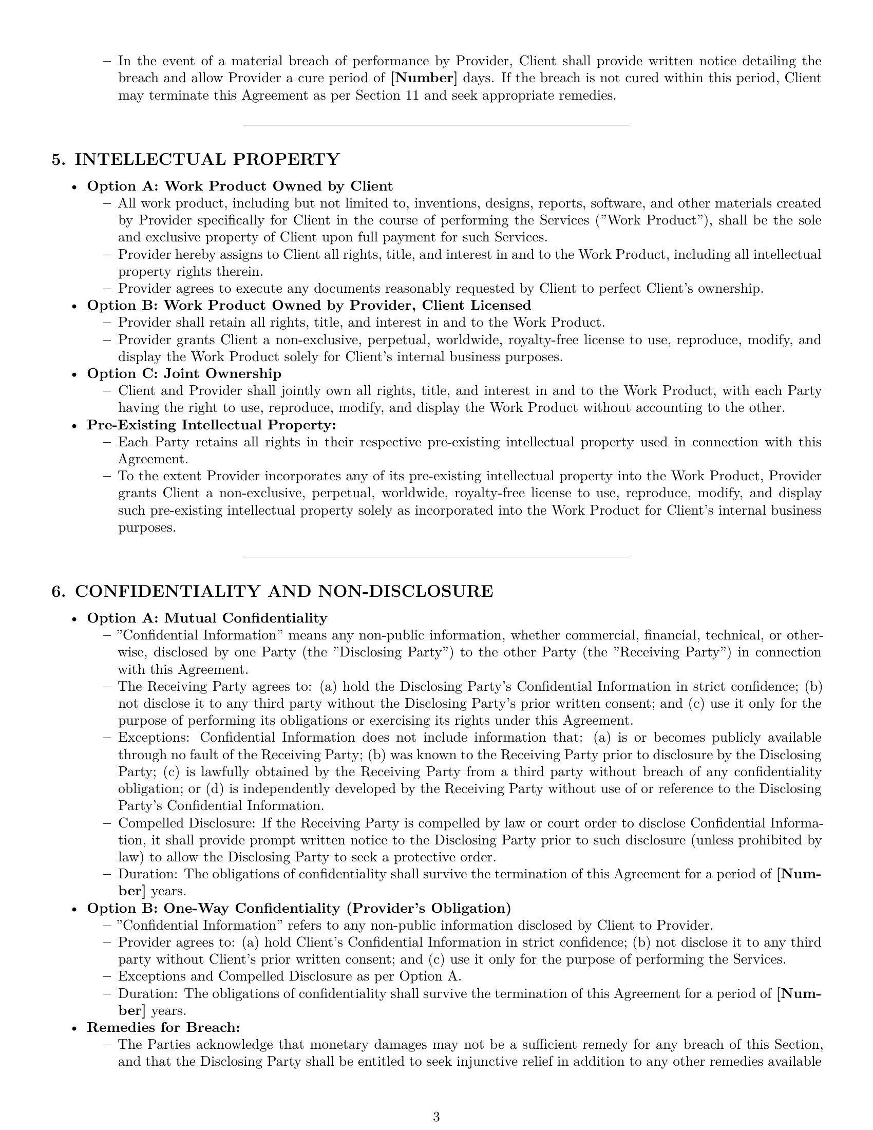 Preview page 3 of Pro Nebraska service contract template