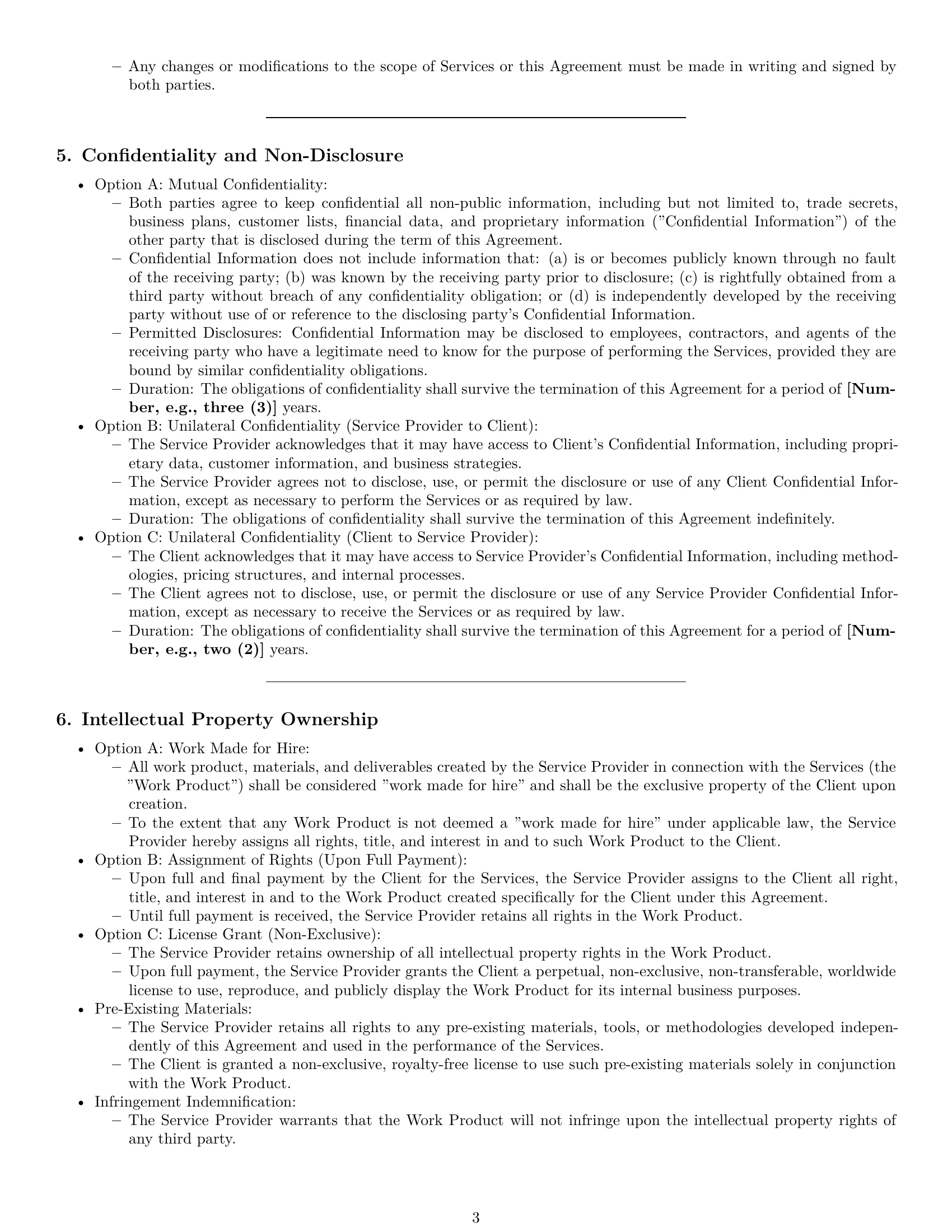 Preview page 3 of Pro New Jersey service contract template