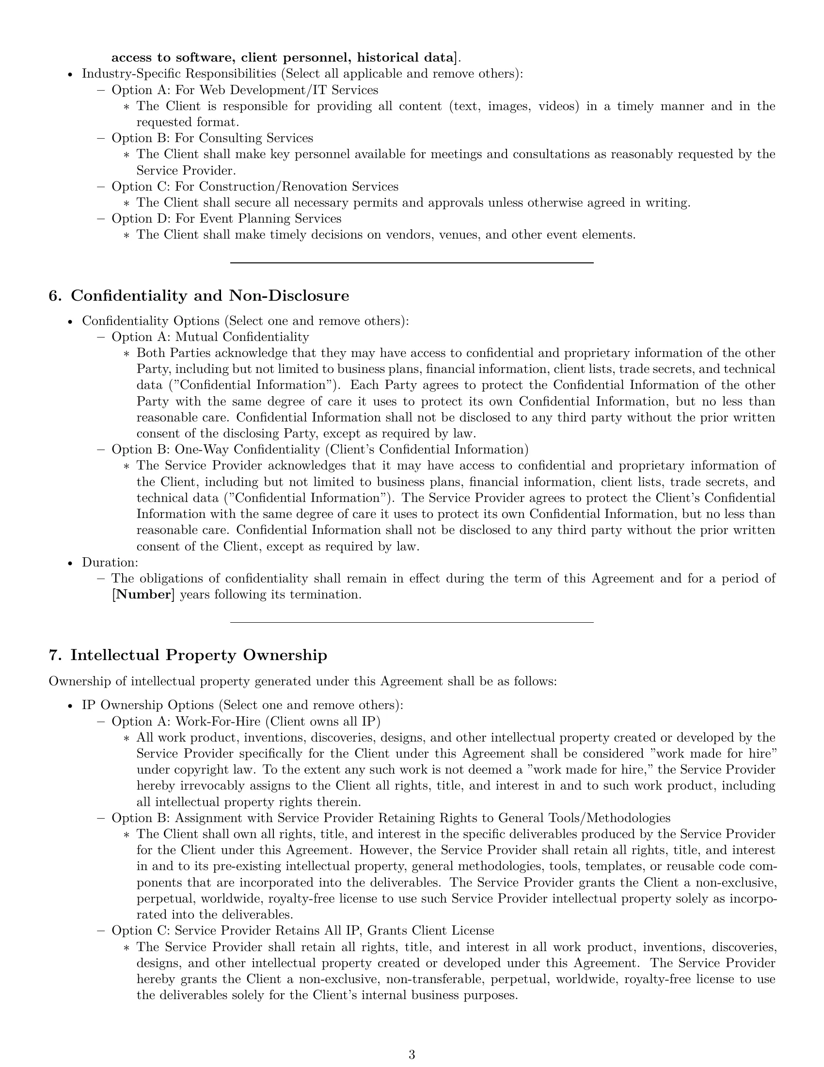 Preview page 3 of Pro New Mexico service contract template
