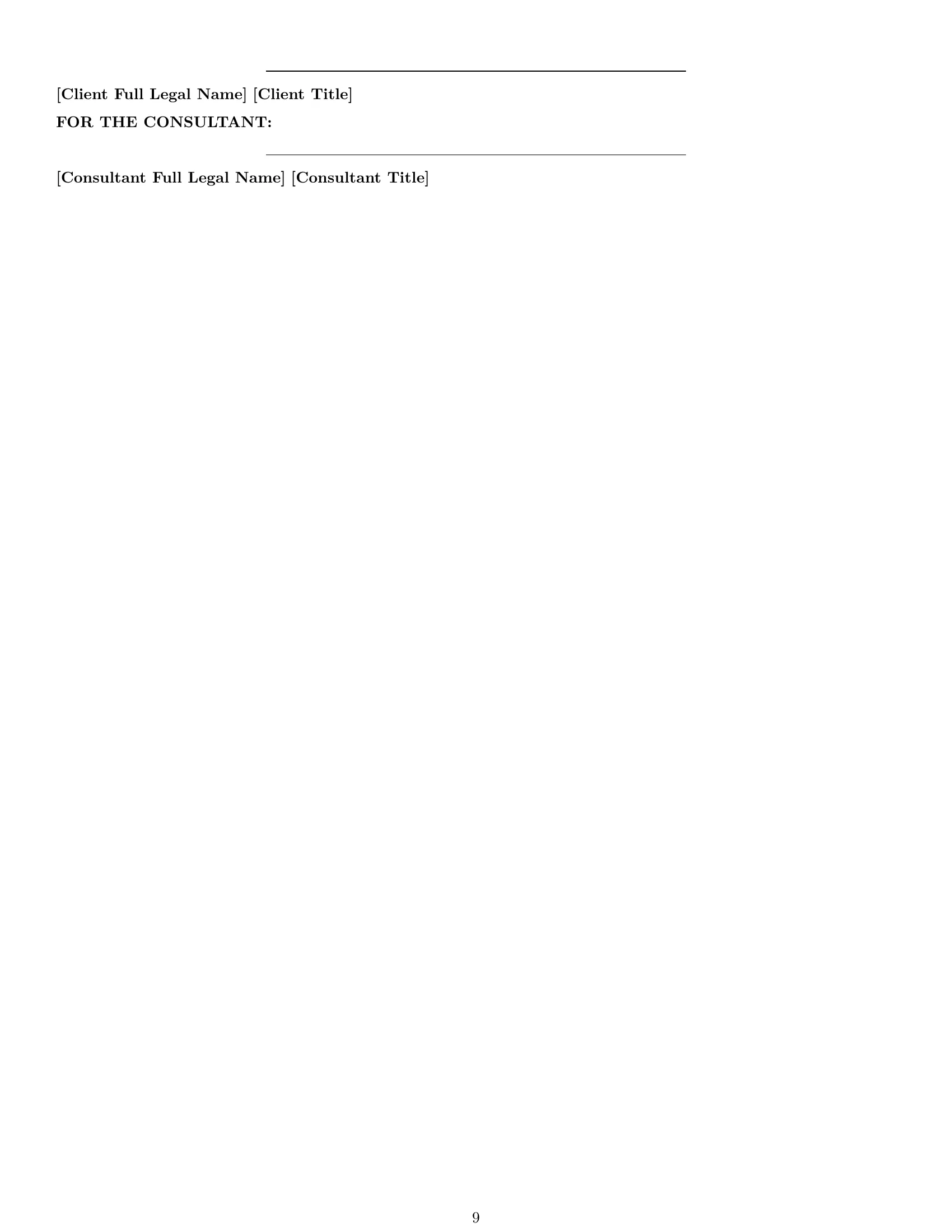 Preview page 9 of Pro Iowa consulting service contract template