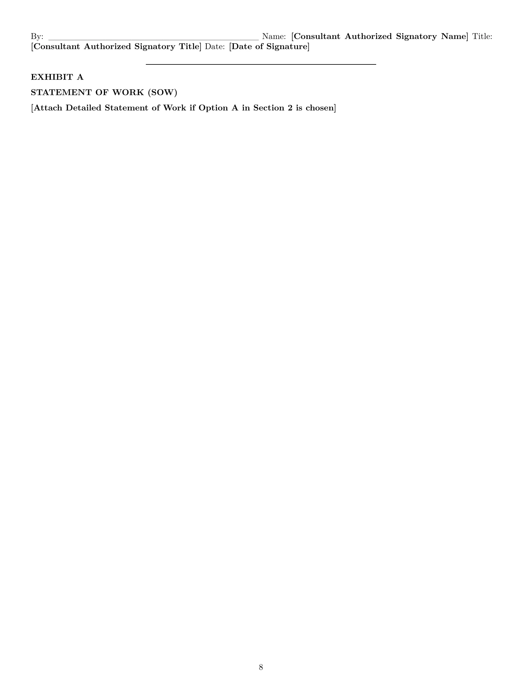 Preview page 8 of Pro North Dakota consulting service contract template