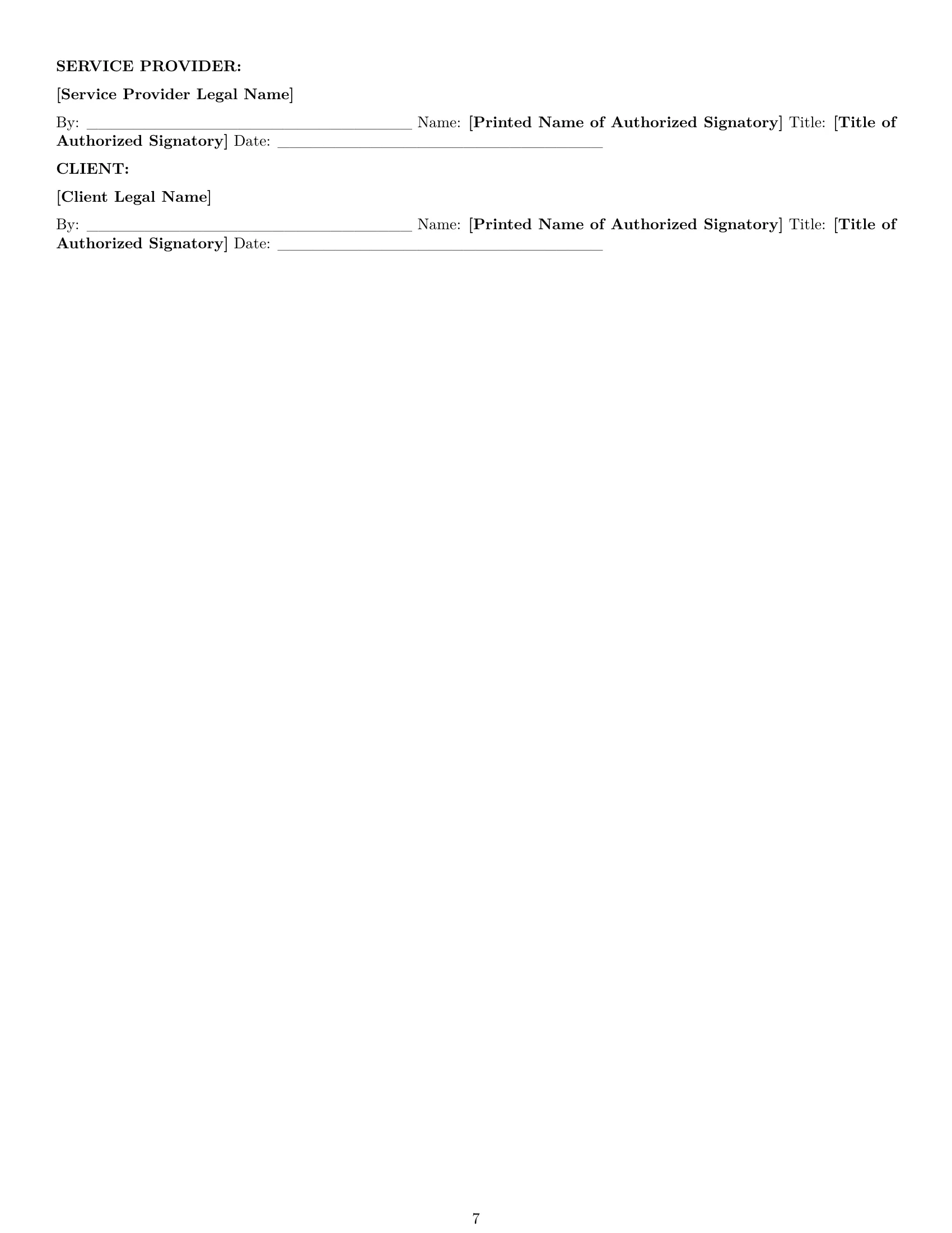 Preview page 7 of Pro Virginia maintenance service contract template