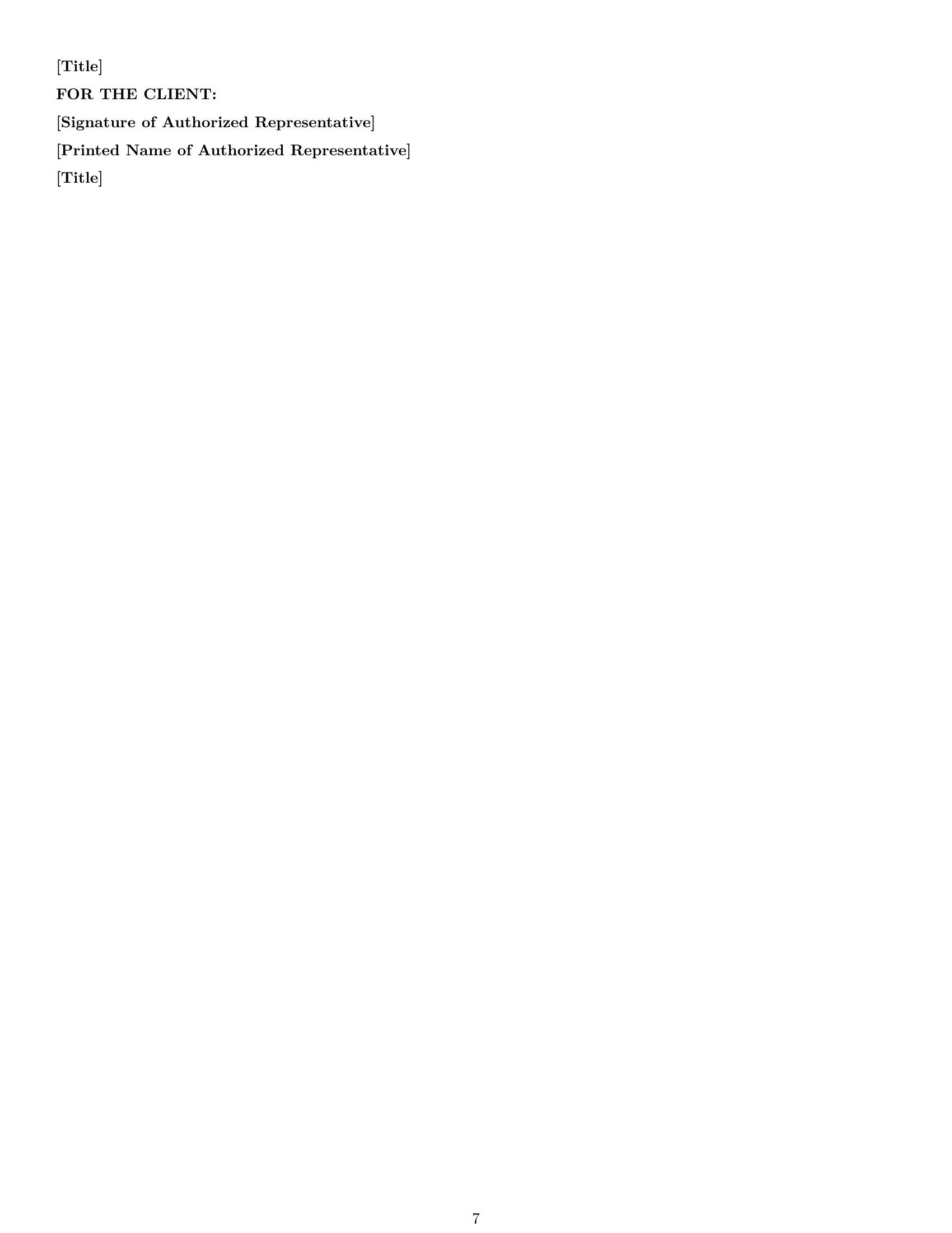 Preview page 7 of Pro New York cleaning service contract template
