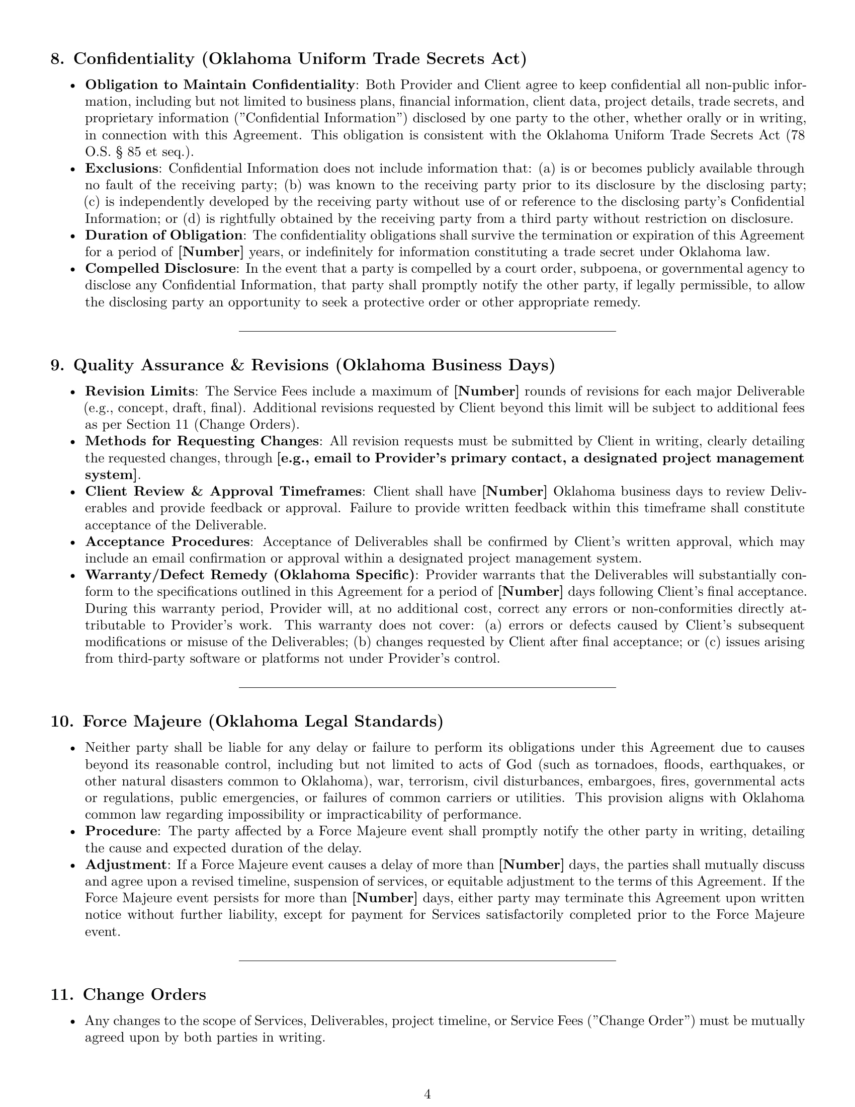 Preview page 4 of Pro Oklahoma design service contract template