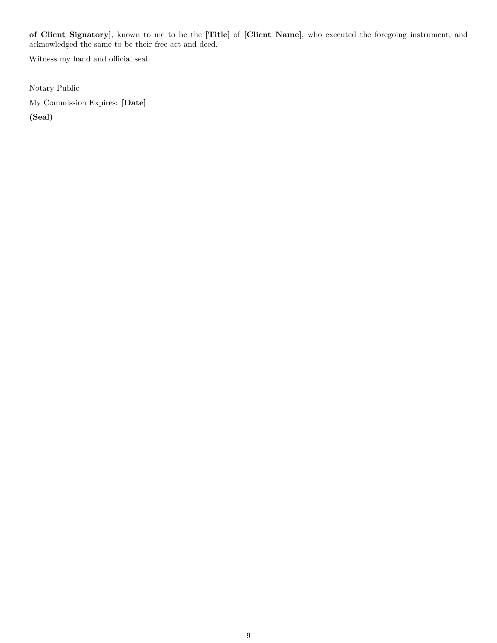 Preview page 9 of Pro Virginia design service contract template
