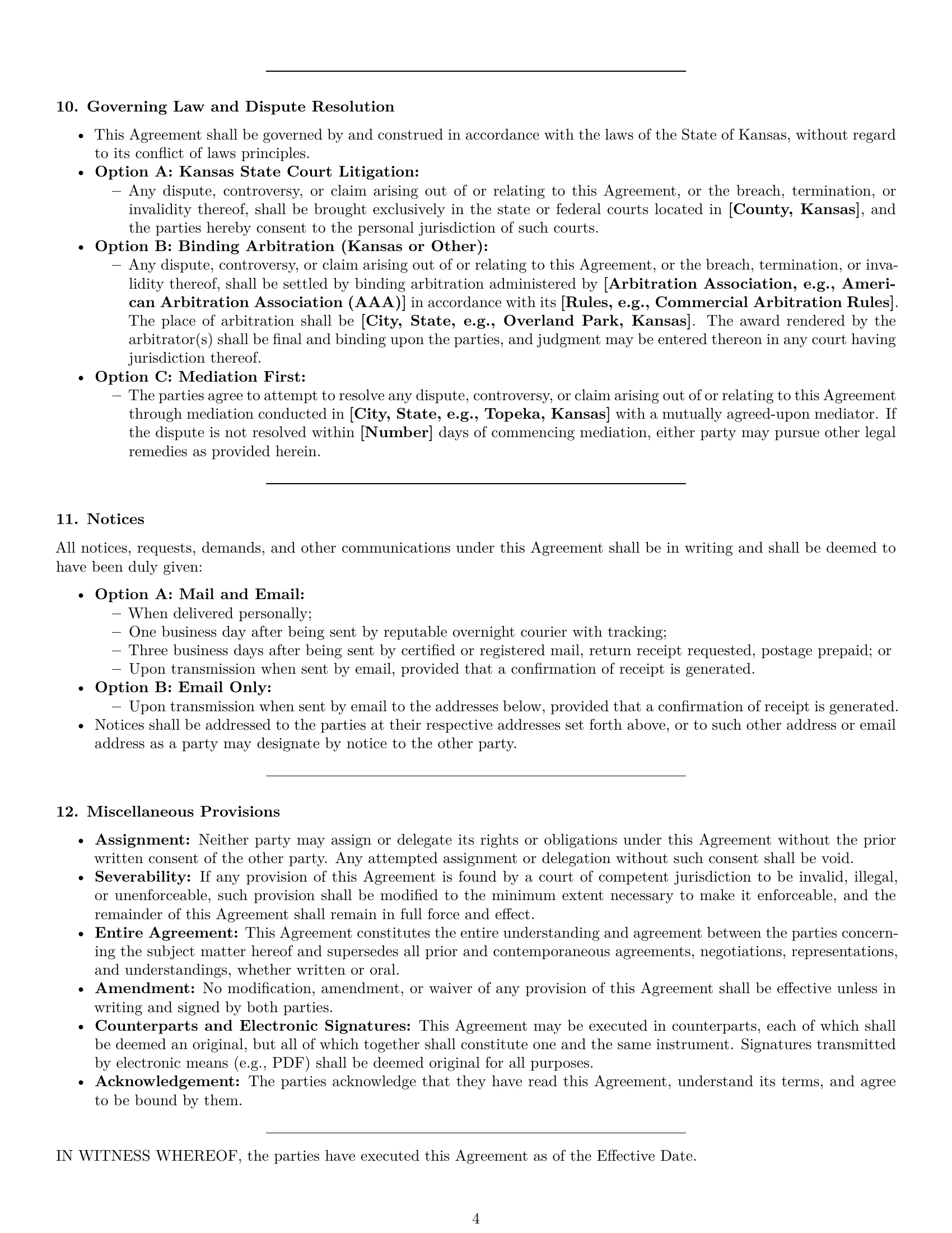 Preview page 4 of Pro Kansas nda template