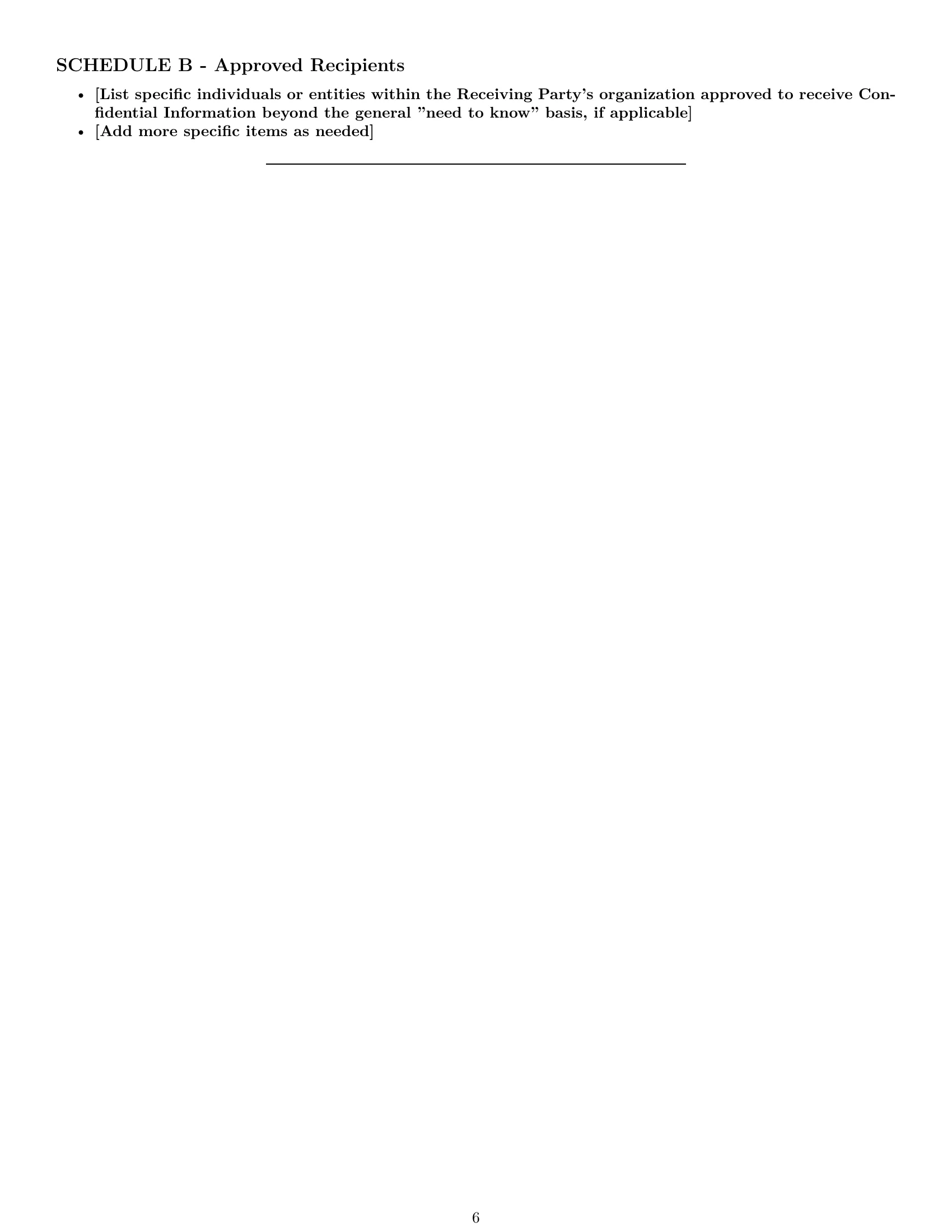 Preview page 6 of Pro Alaska nda template