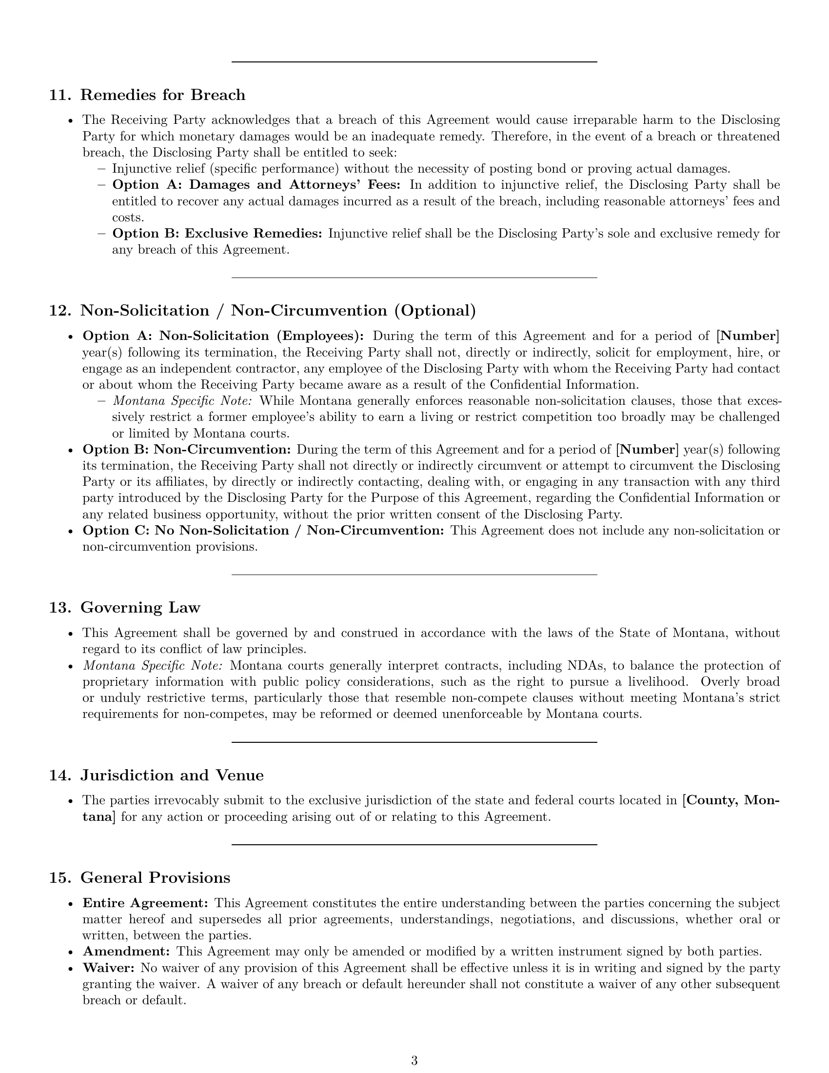 Preview page 3 of Pro Montana nda template