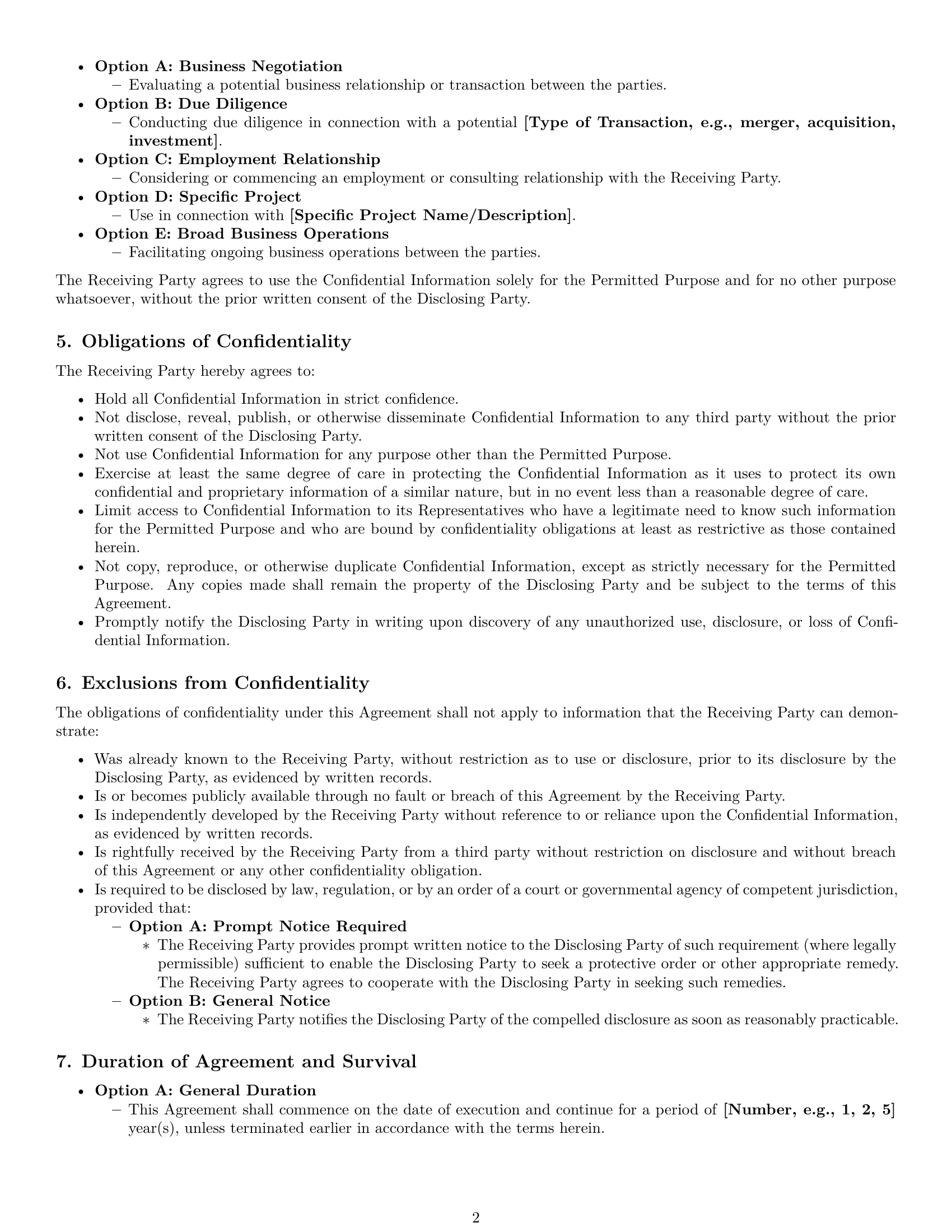 Preview page 2 of Pro Pennsylvania nda template