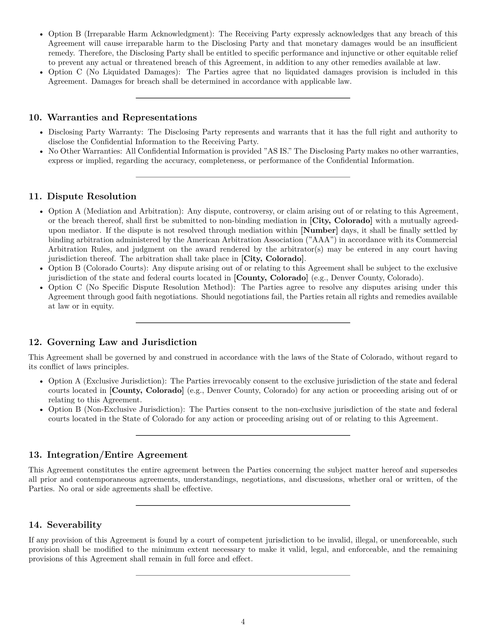 Preview page 4 of Pro Colorado nda template