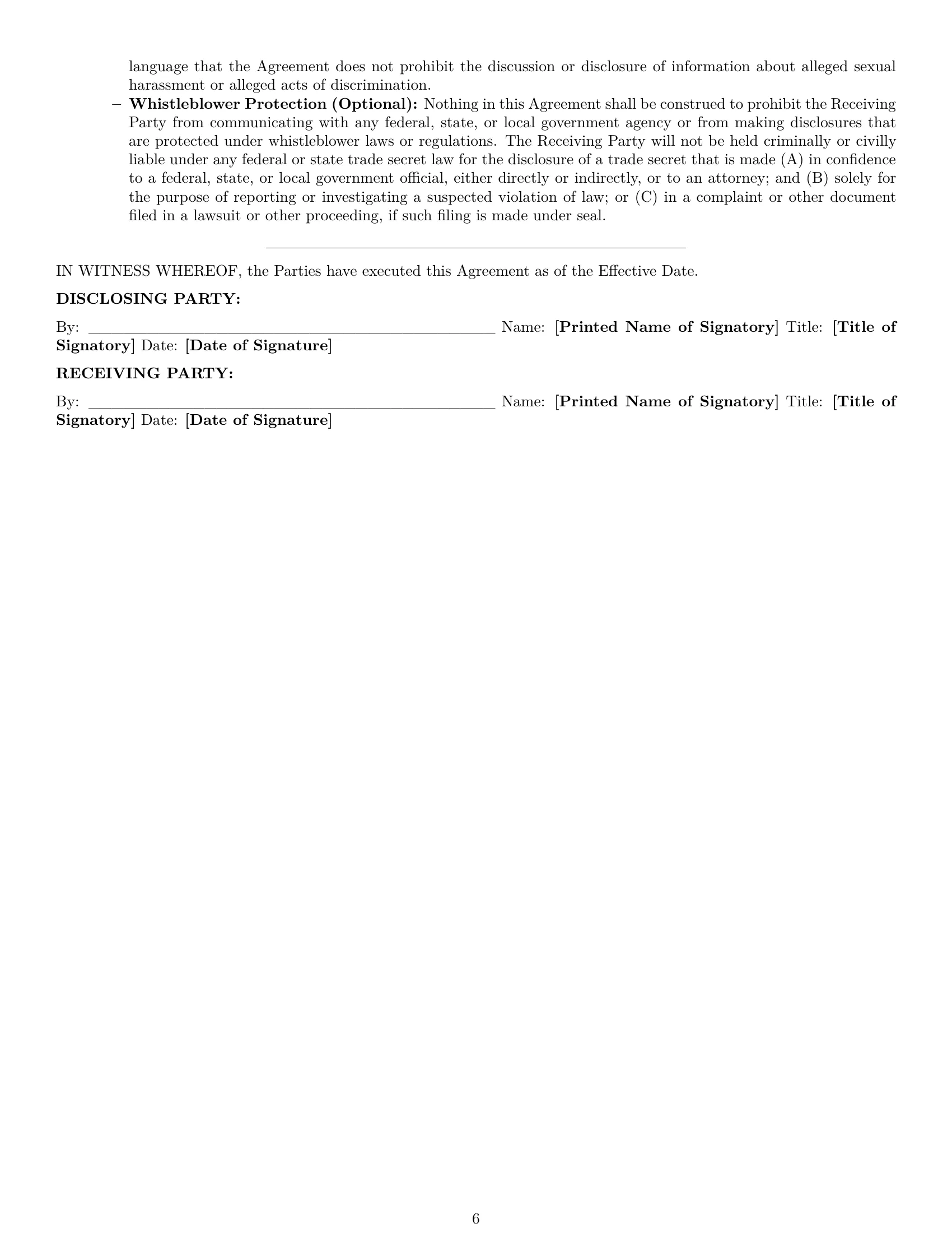 Preview page 6 of Pro Colorado nda template