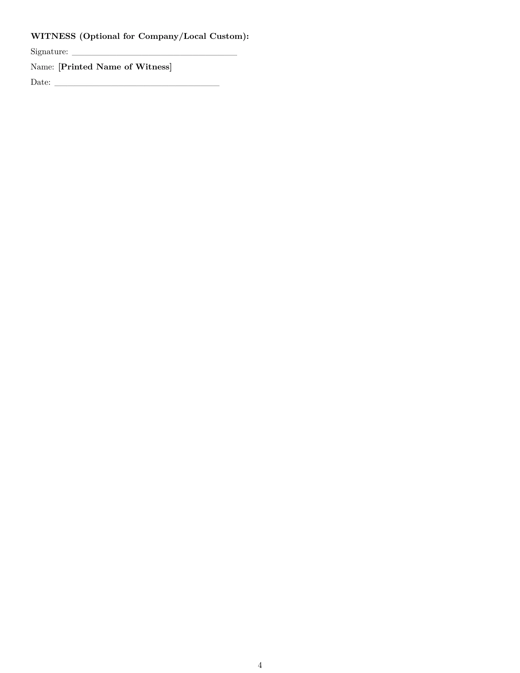 Preview page 4 of Pro Georgia employee nda template