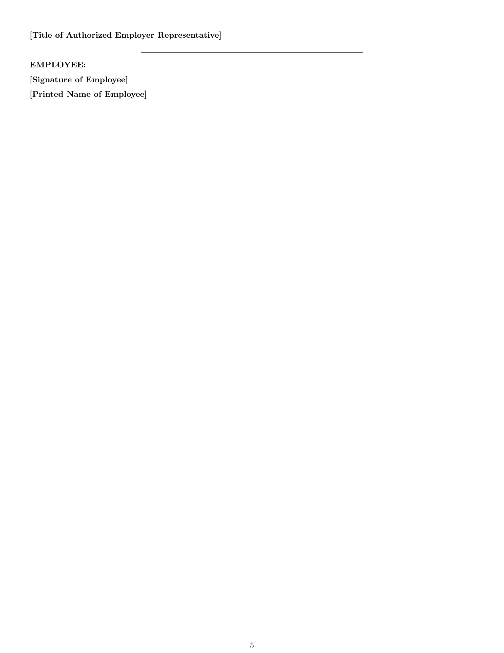 Preview page 5 of Pro Delaware employee nda template