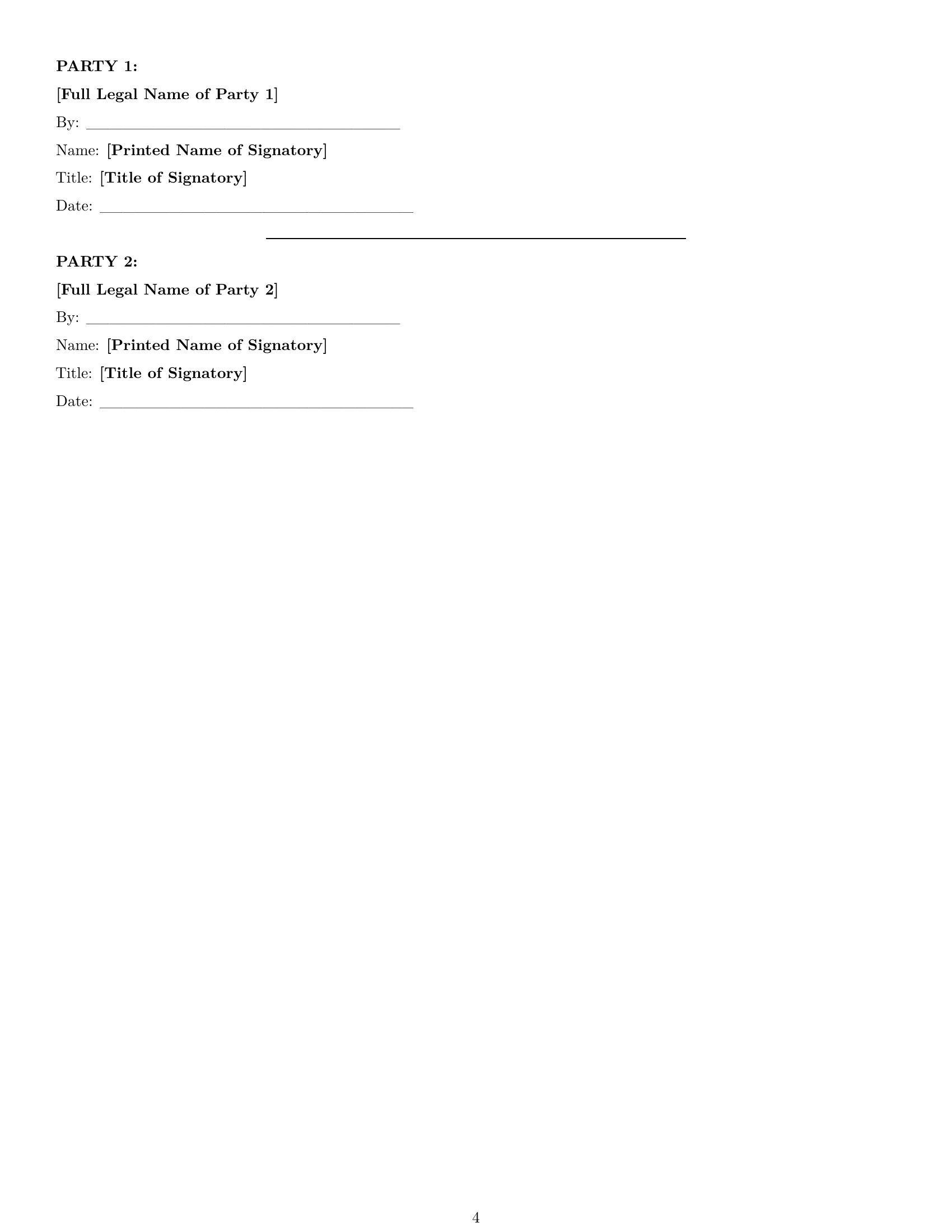 Preview page 4 of Pro Alaska mutual nda template