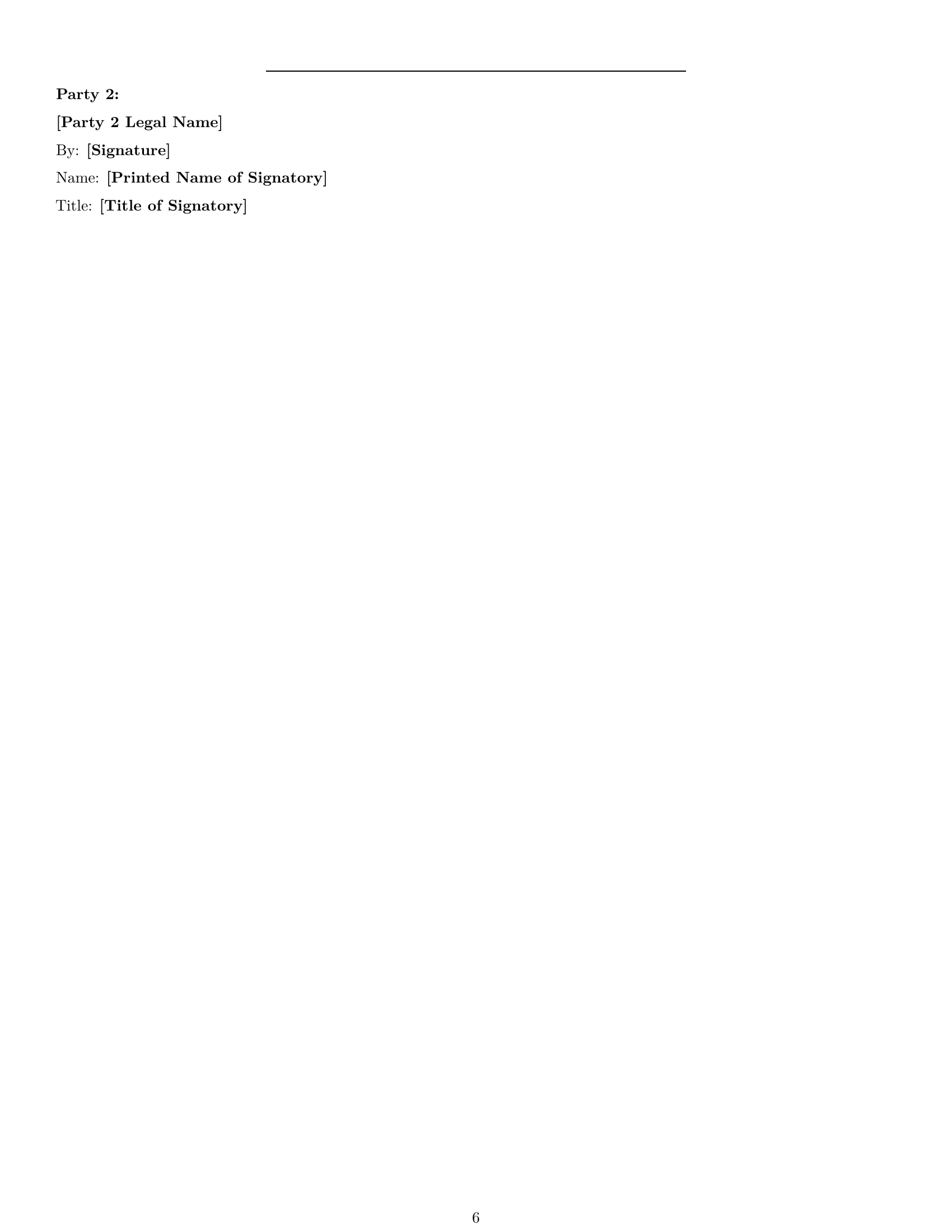 Preview page 6 of Pro Oregon mutual nda template