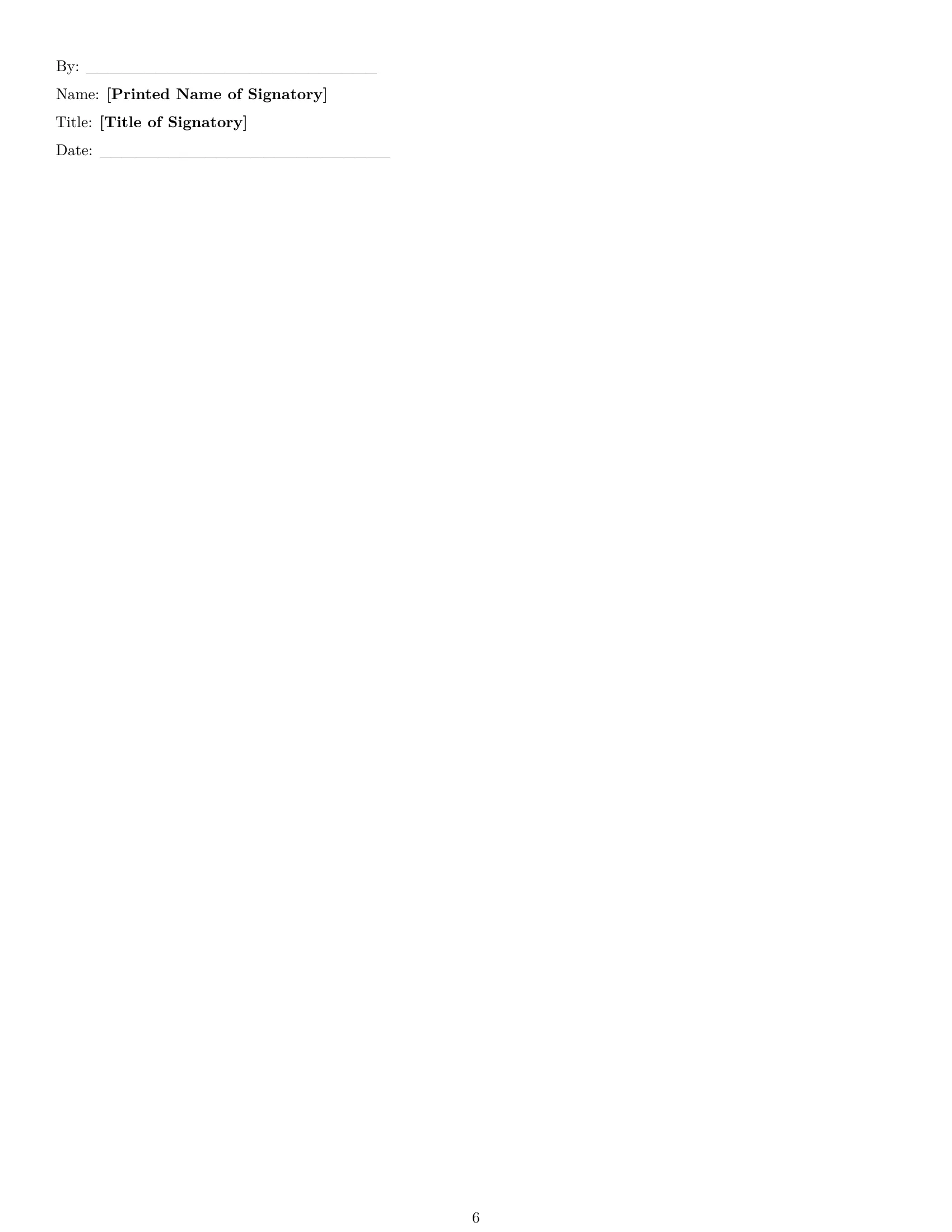 Preview page 6 of Pro Illinois supplier nda template