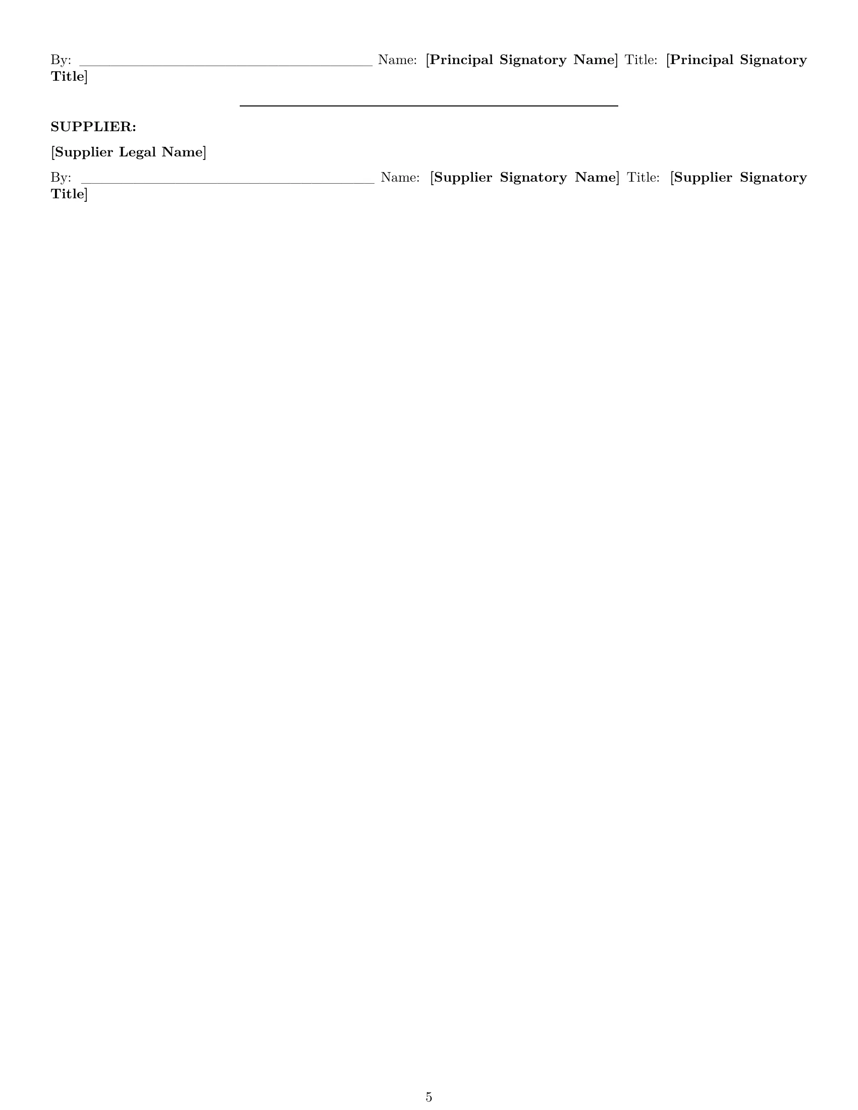 Preview page 5 of Pro Oregon supplier nda template